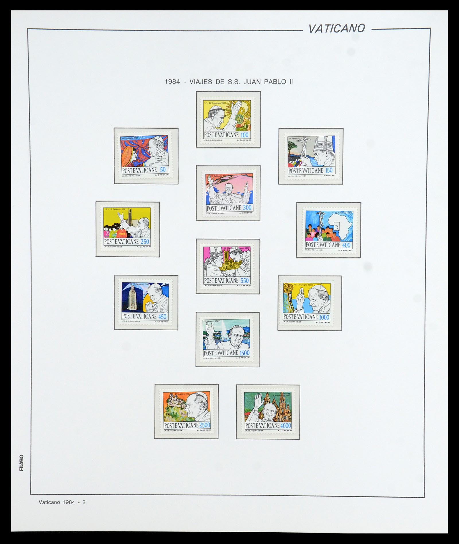 36447 089 - Postzegelverzameling 36447 Vaticaan 1852-1985.
