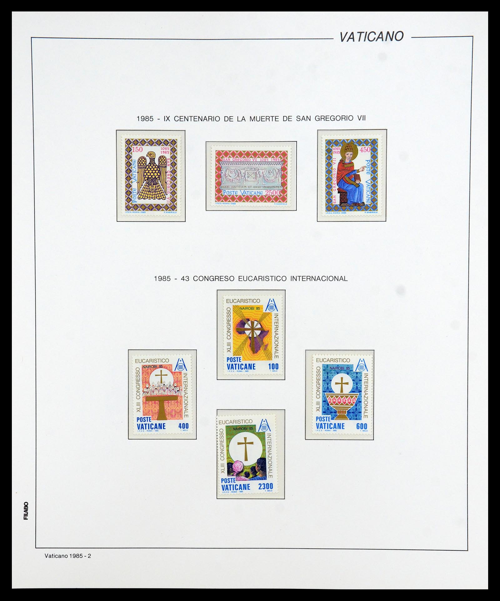36447 091 - Postzegelverzameling 36447 Vaticaan 1852-1985.