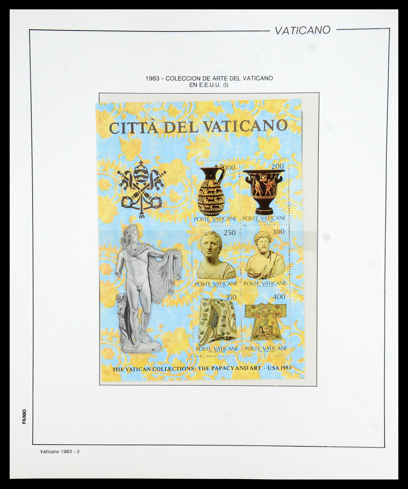 36447 093 - Postzegelverzameling 36447 Vaticaan 1852-1985.