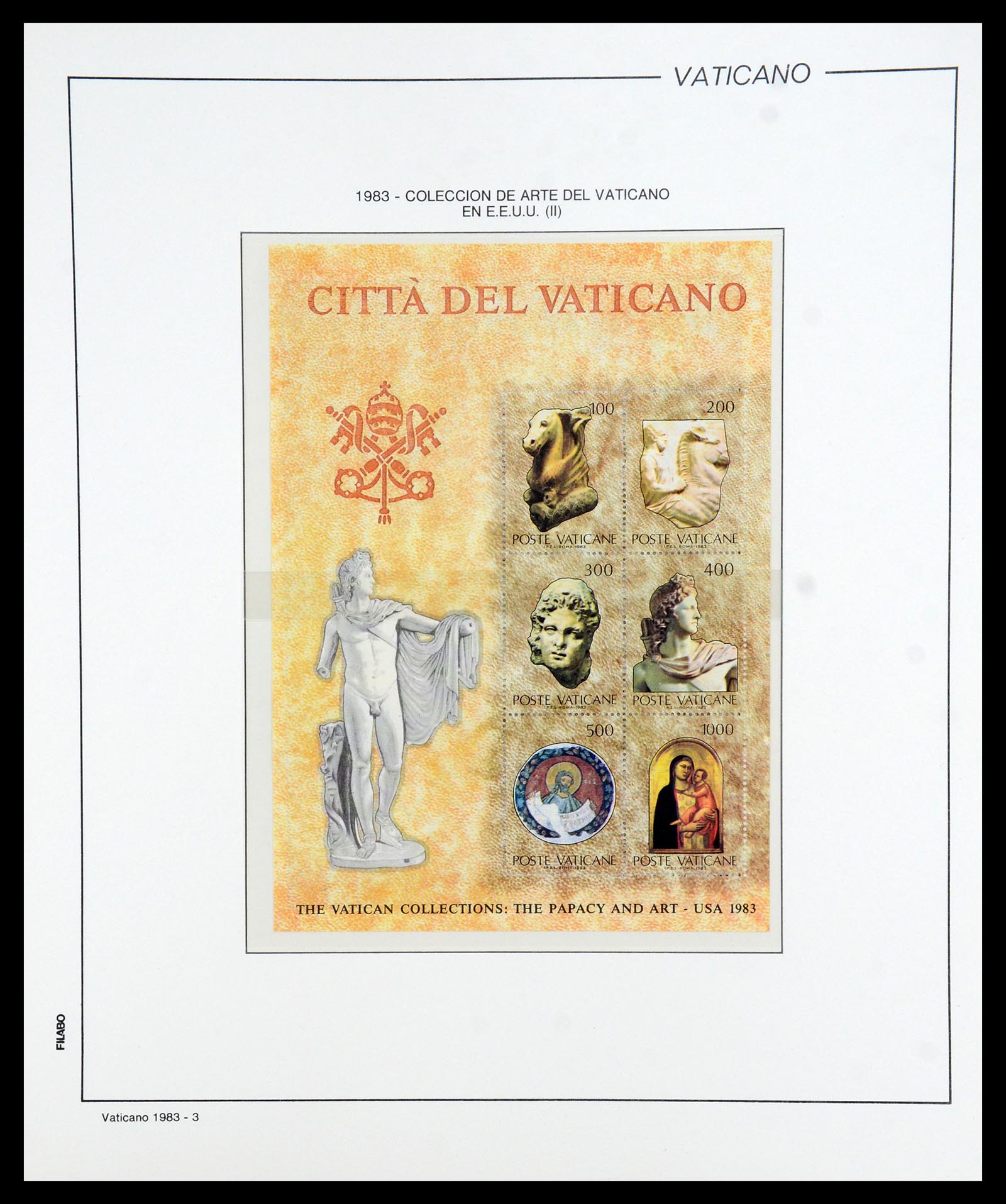 36447 094 - Postzegelverzameling 36447 Vaticaan 1852-1985.