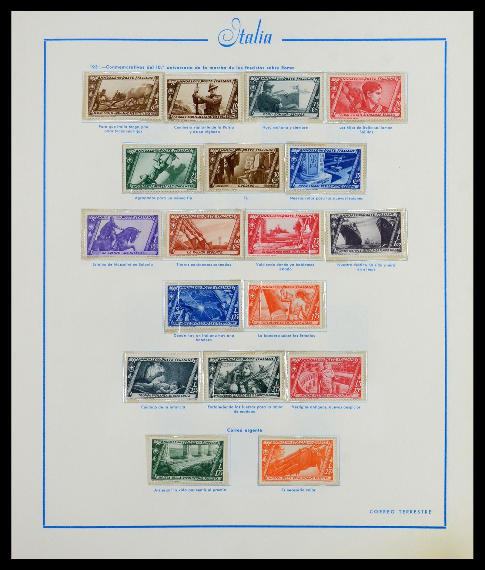 36448 017 - Postzegelverzameling 36448 Italië 1862-1982.