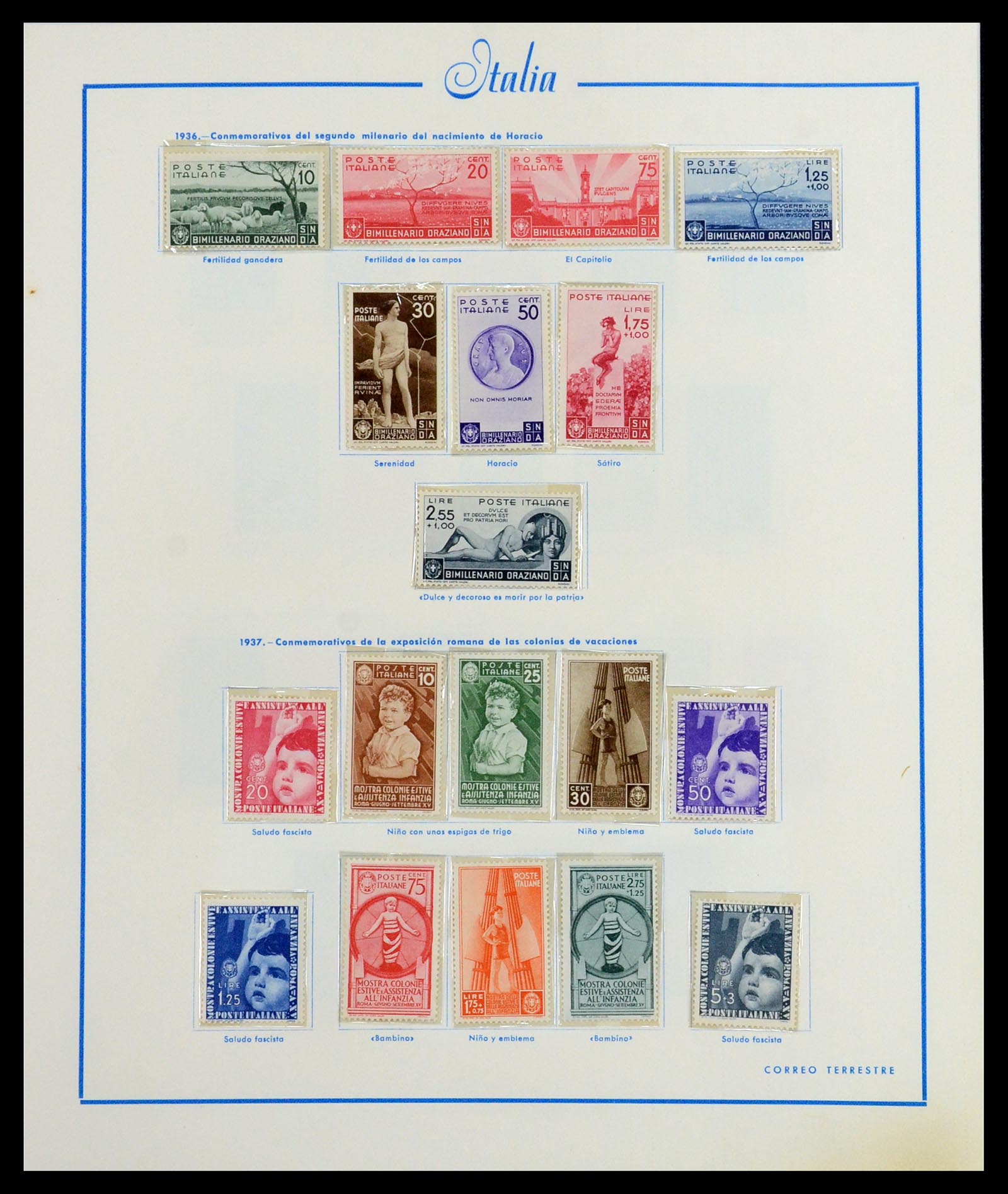 36448 022 - Stamp collection 36448 Italy 1862-1982.