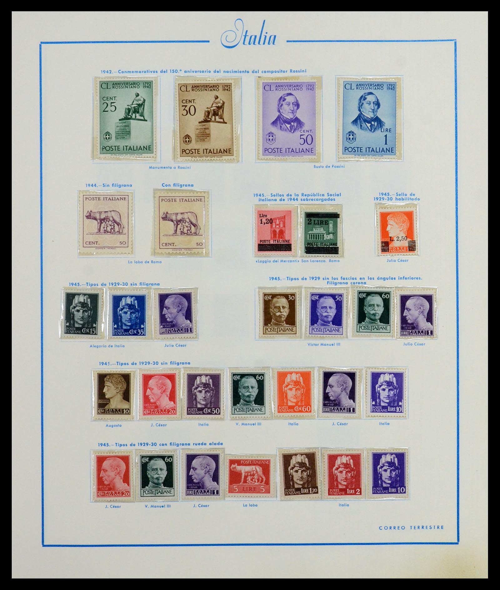 36448 026 - Stamp collection 36448 Italy 1862-1982.