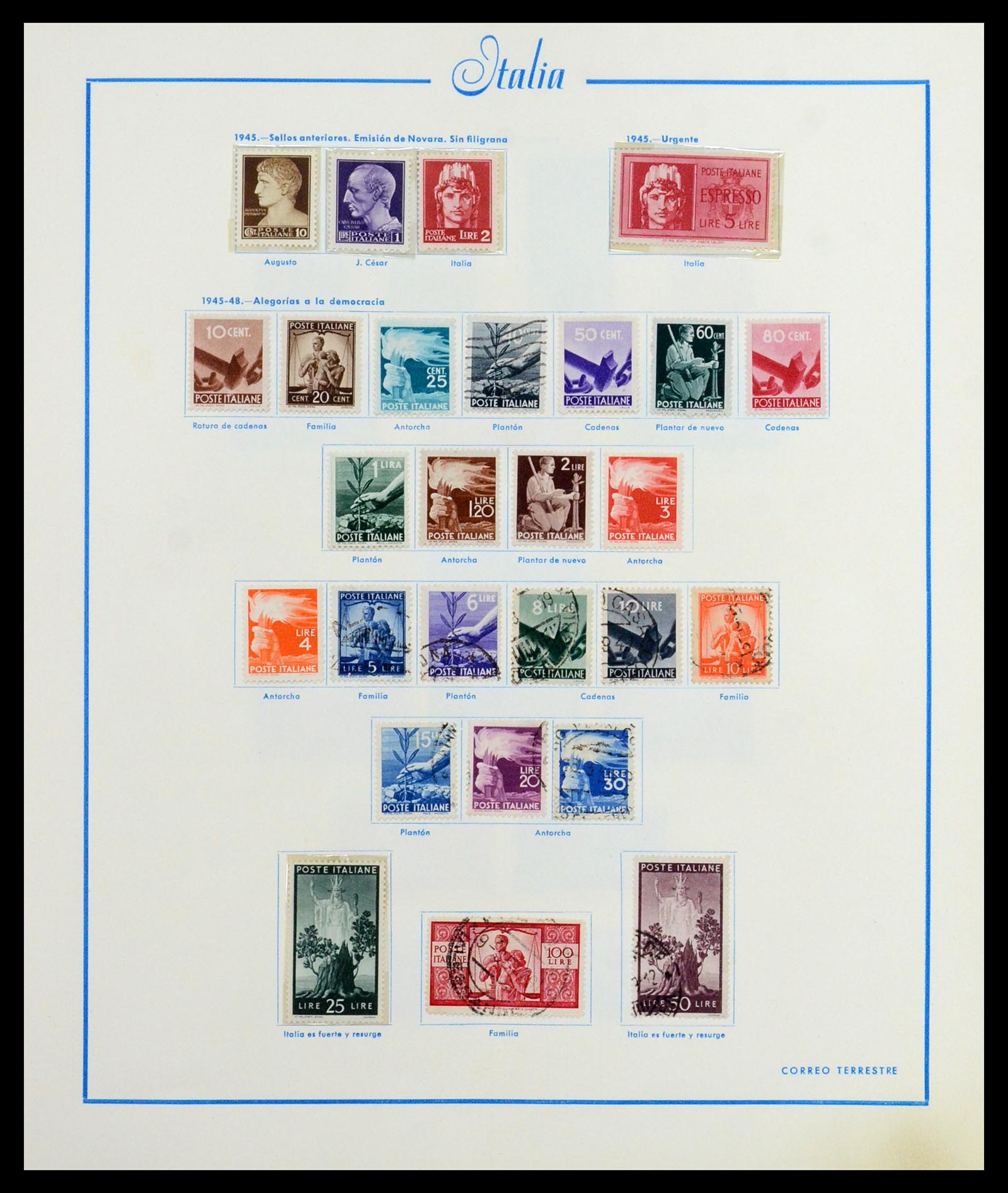 36448 027 - Stamp collection 36448 Italy 1862-1982.
