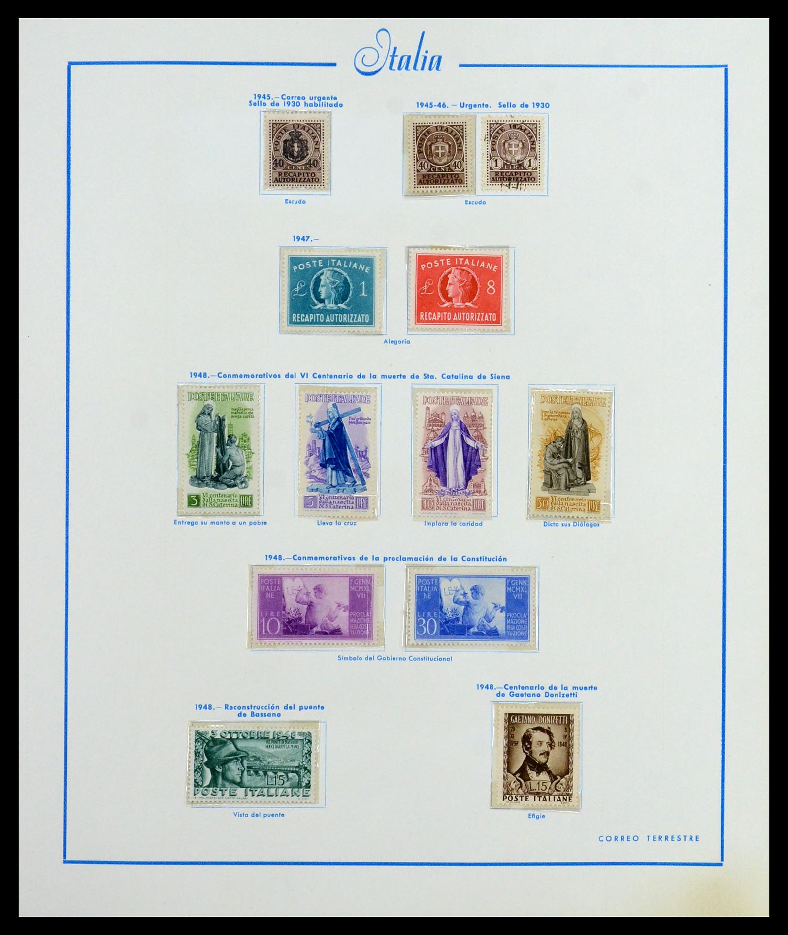 36448 029 - Stamp collection 36448 Italy 1862-1982.
