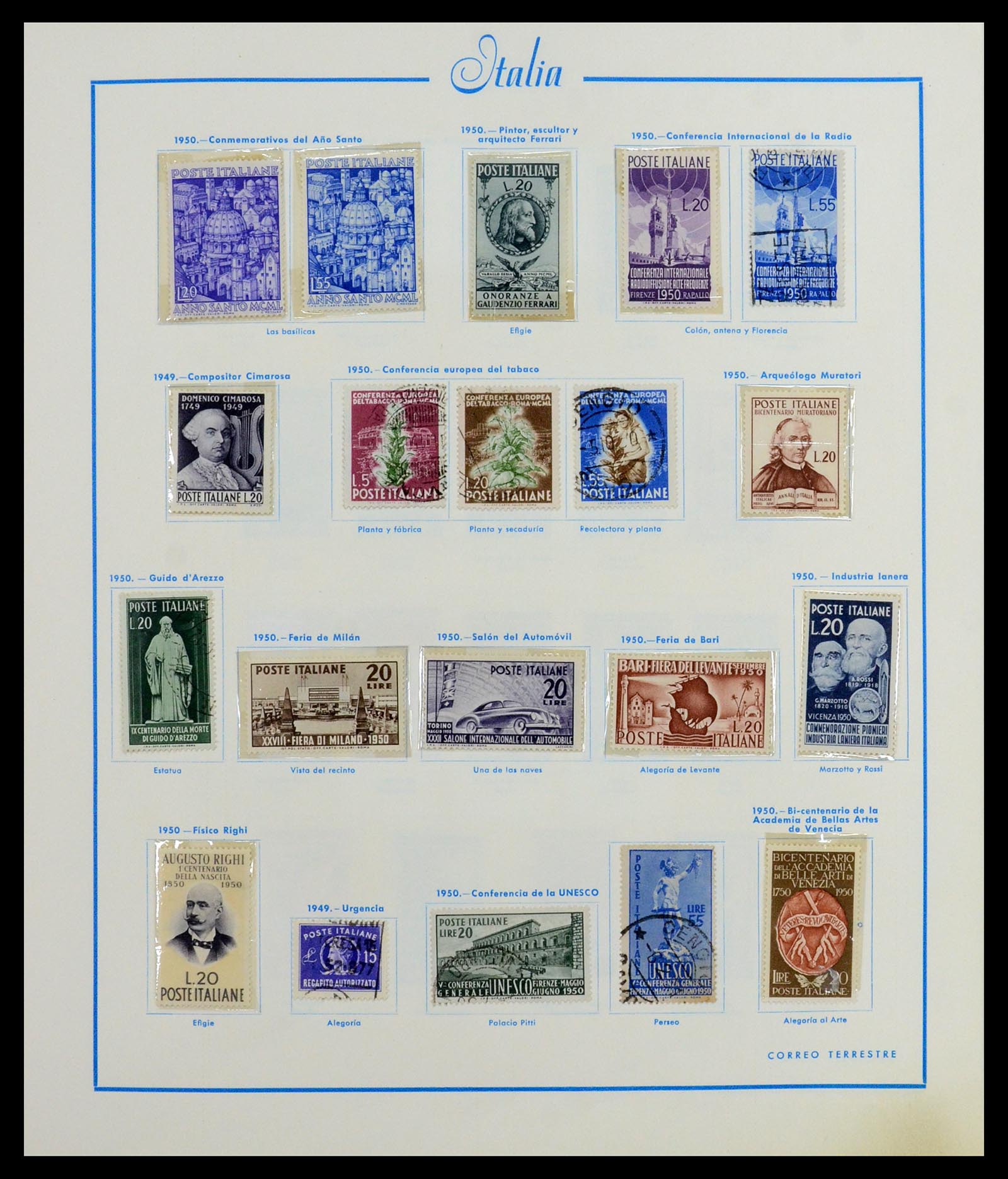 36448 032 - Stamp collection 36448 Italy 1862-1982.
