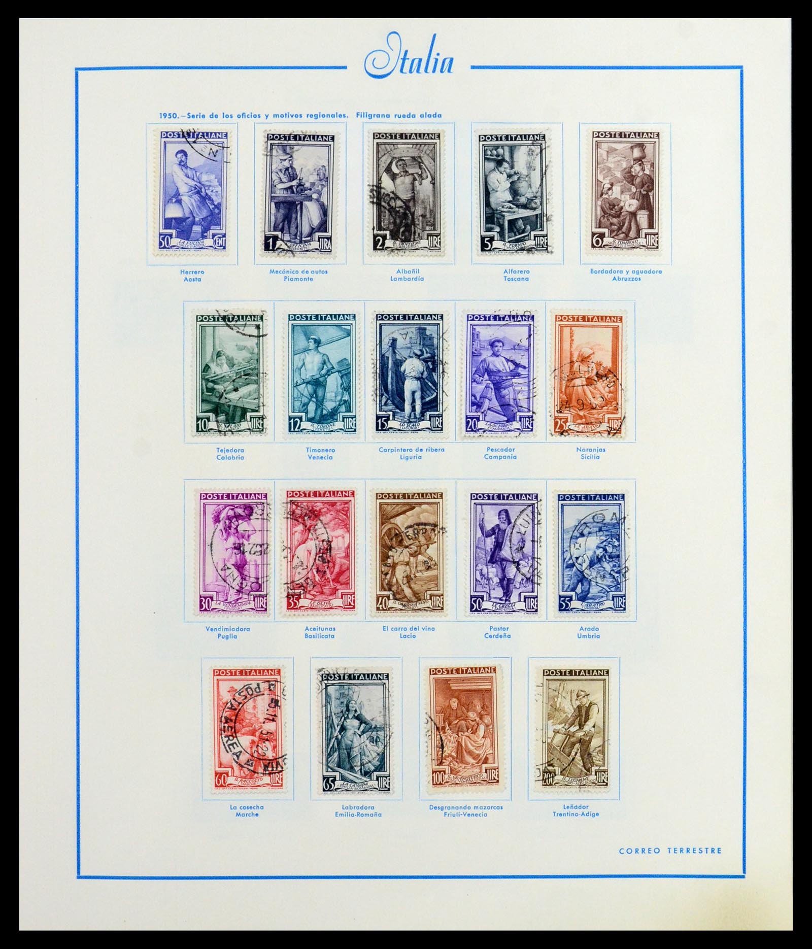 36448 033 - Stamp collection 36448 Italy 1862-1982.