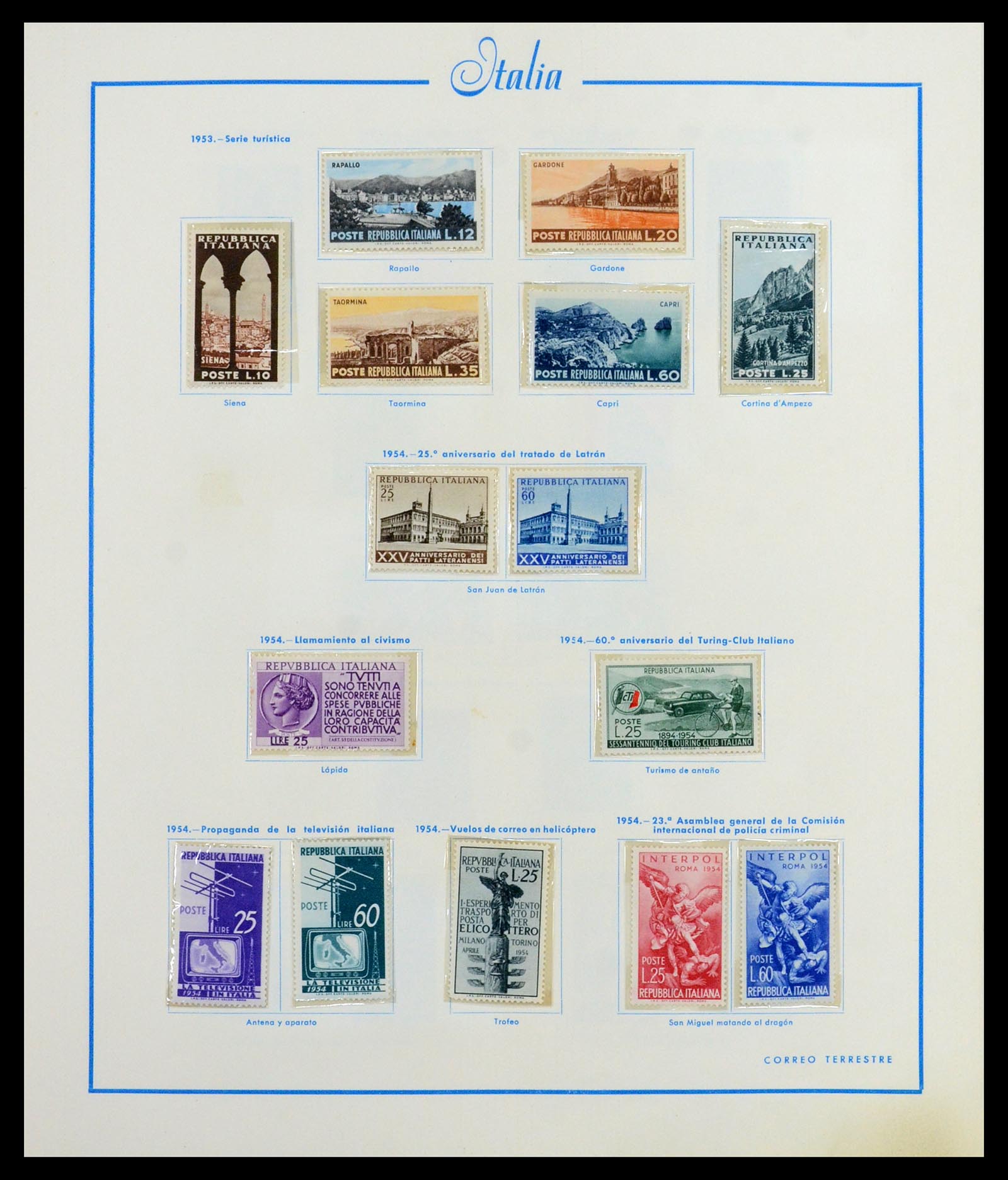 36448 039 - Stamp collection 36448 Italy 1862-1982.