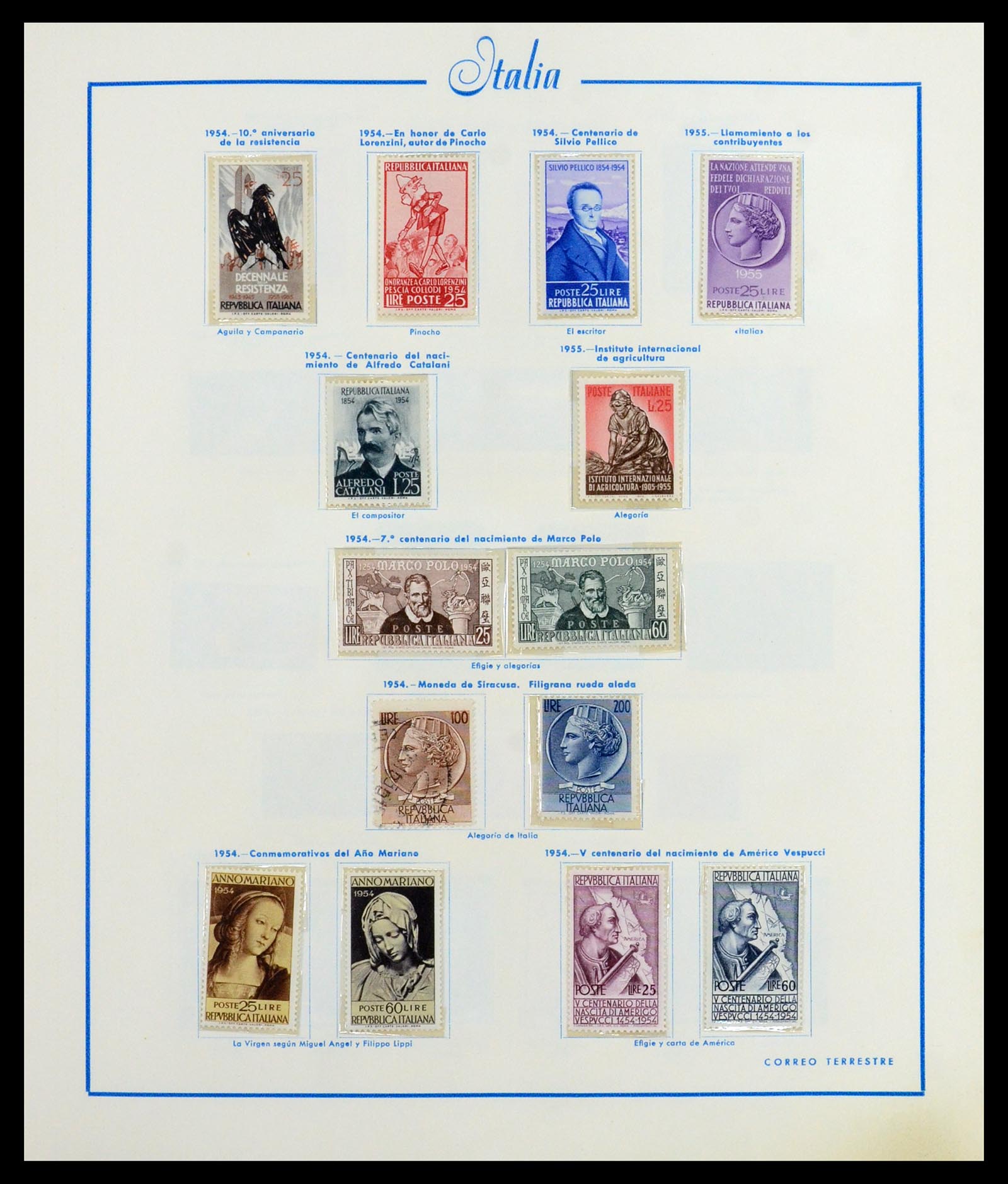 36448 040 - Stamp collection 36448 Italy 1862-1982.