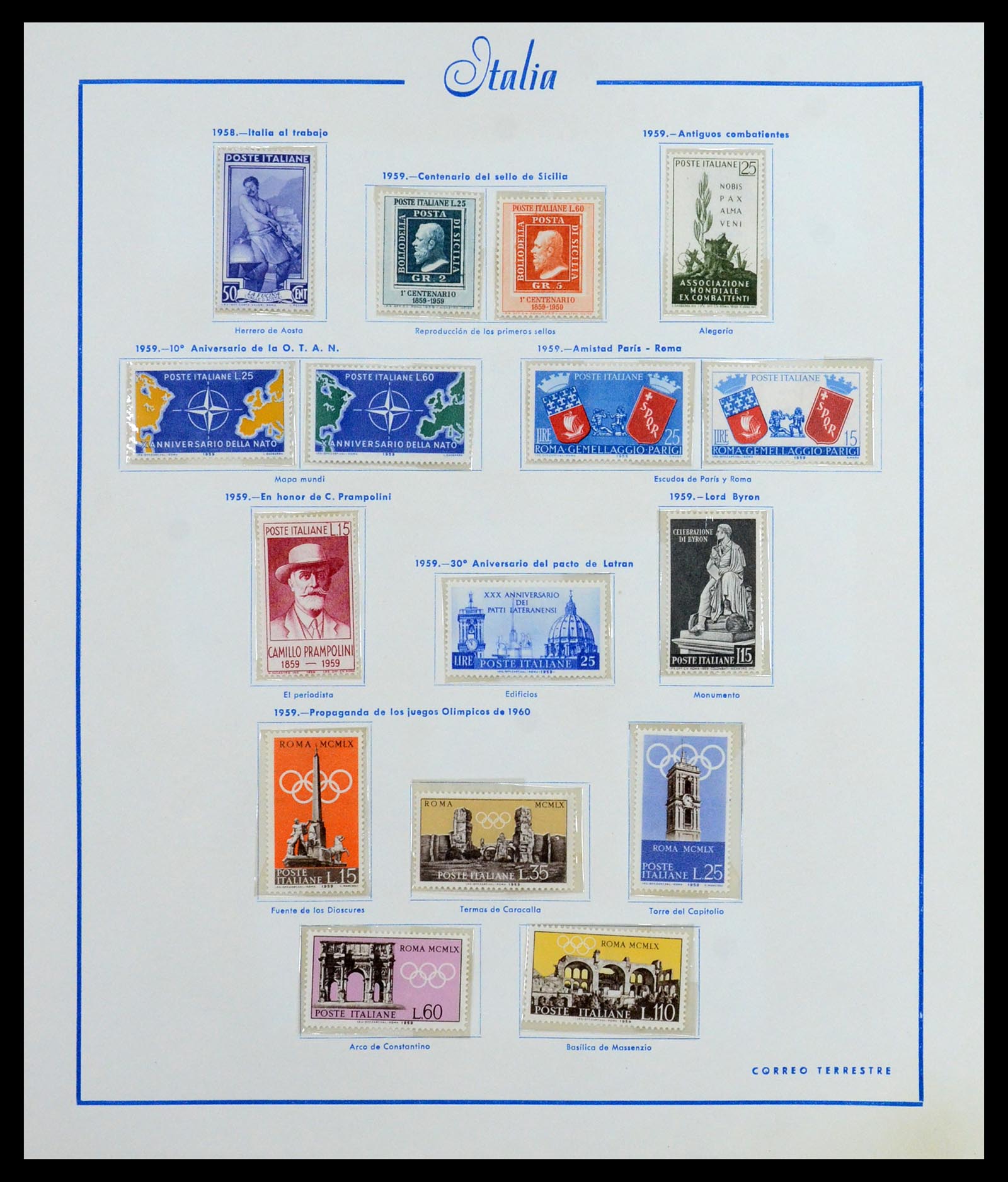 36448 046 - Stamp collection 36448 Italy 1862-1982.