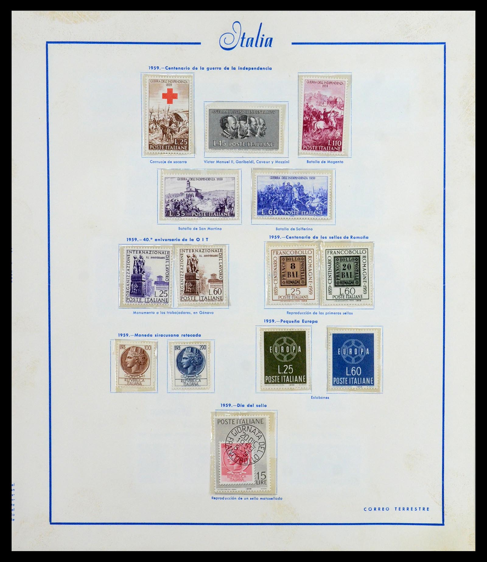 36448 047 - Stamp collection 36448 Italy 1862-1982.