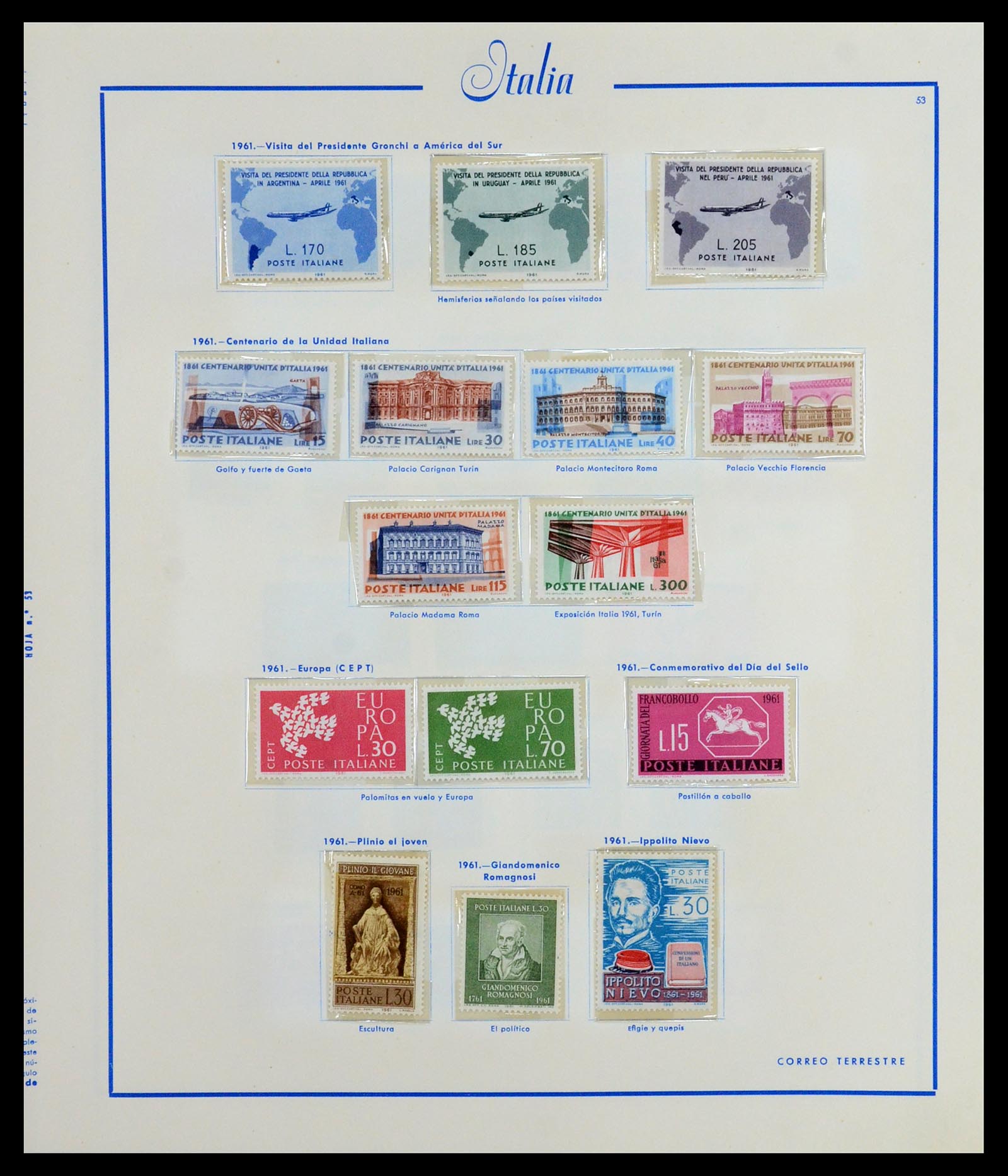 36448 050 - Stamp collection 36448 Italy 1862-1982.