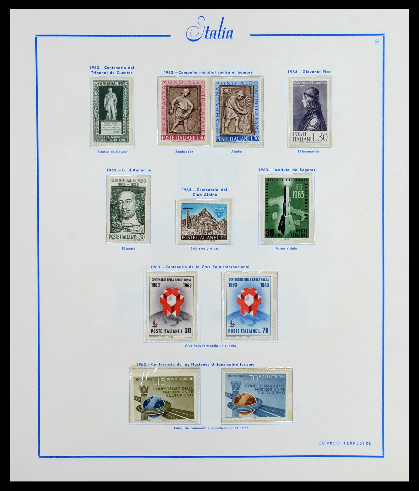 36448 052 - Stamp collection 36448 Italy 1862-1982.