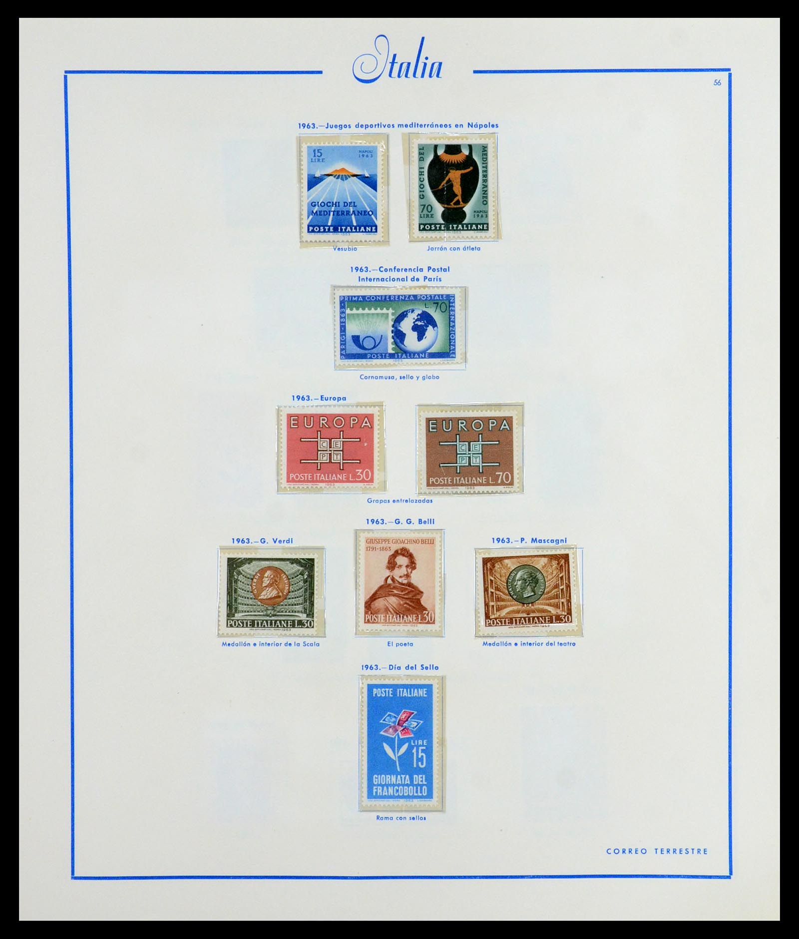 36448 053 - Stamp collection 36448 Italy 1862-1982.