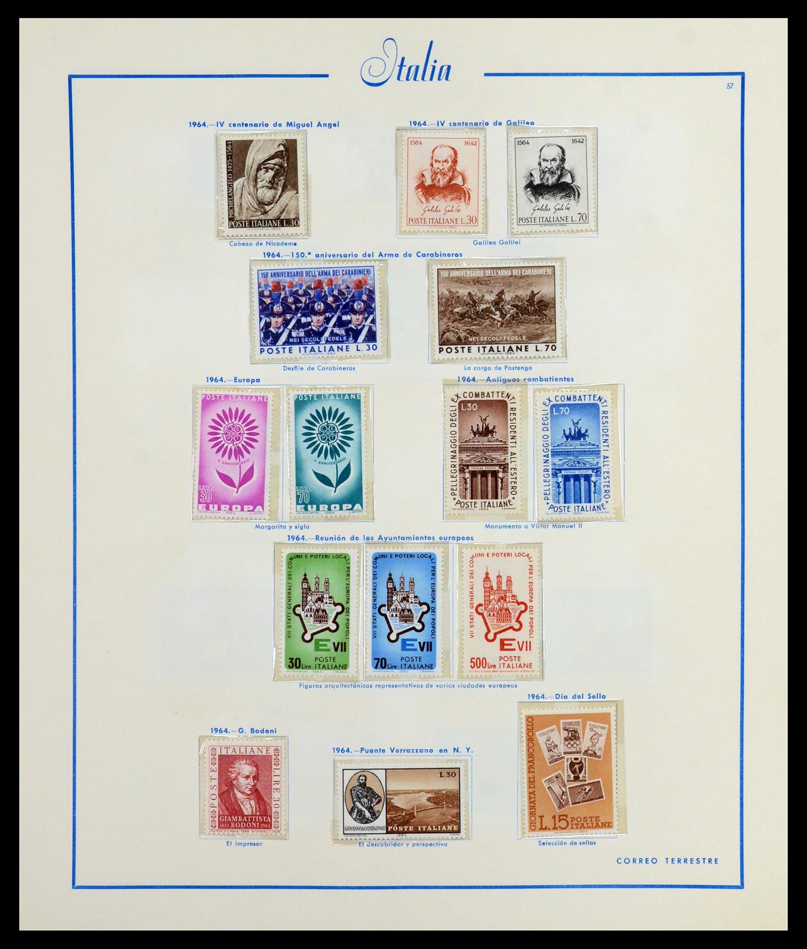 36448 054 - Stamp collection 36448 Italy 1862-1982.