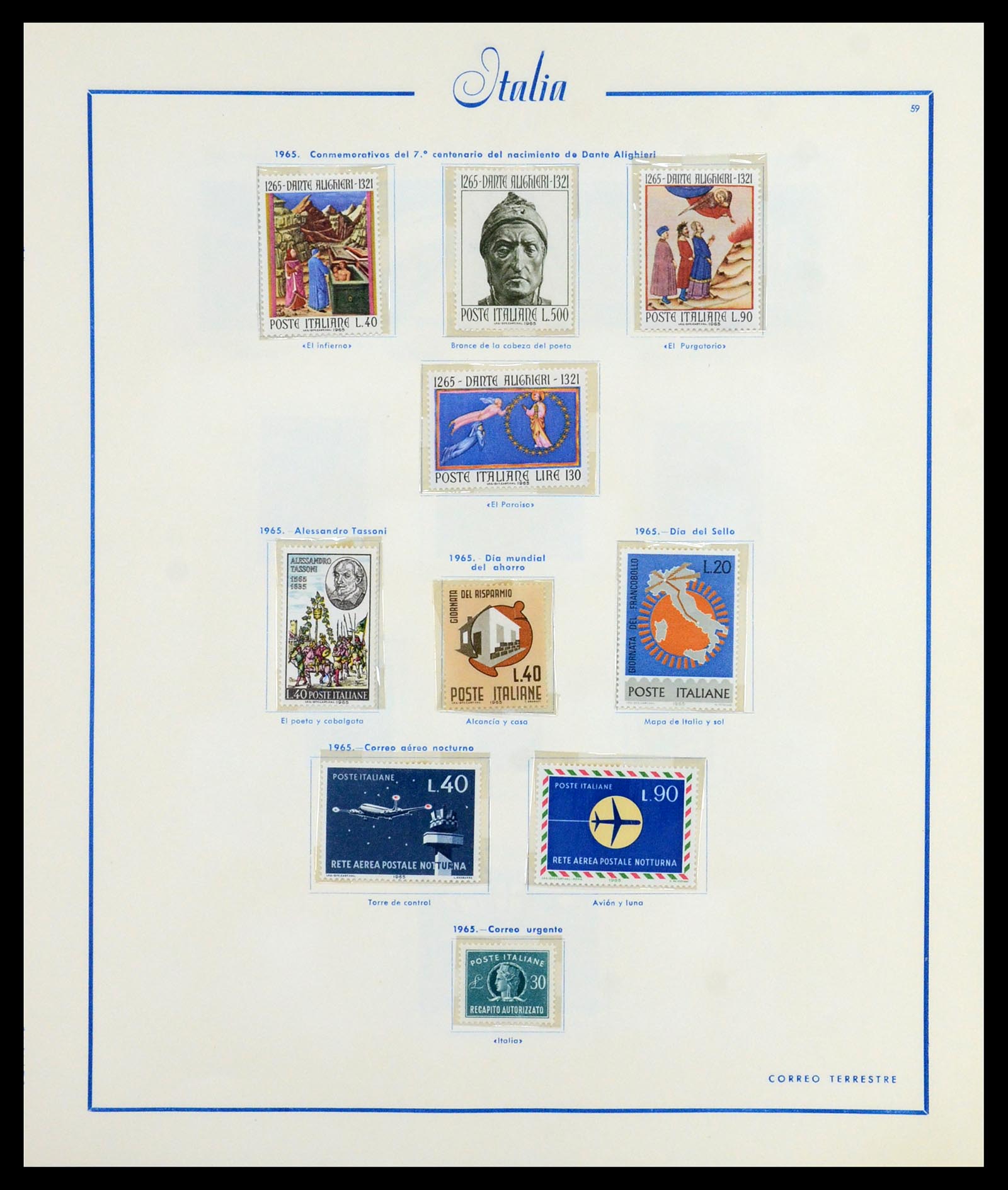 36448 056 - Stamp collection 36448 Italy 1862-1982.
