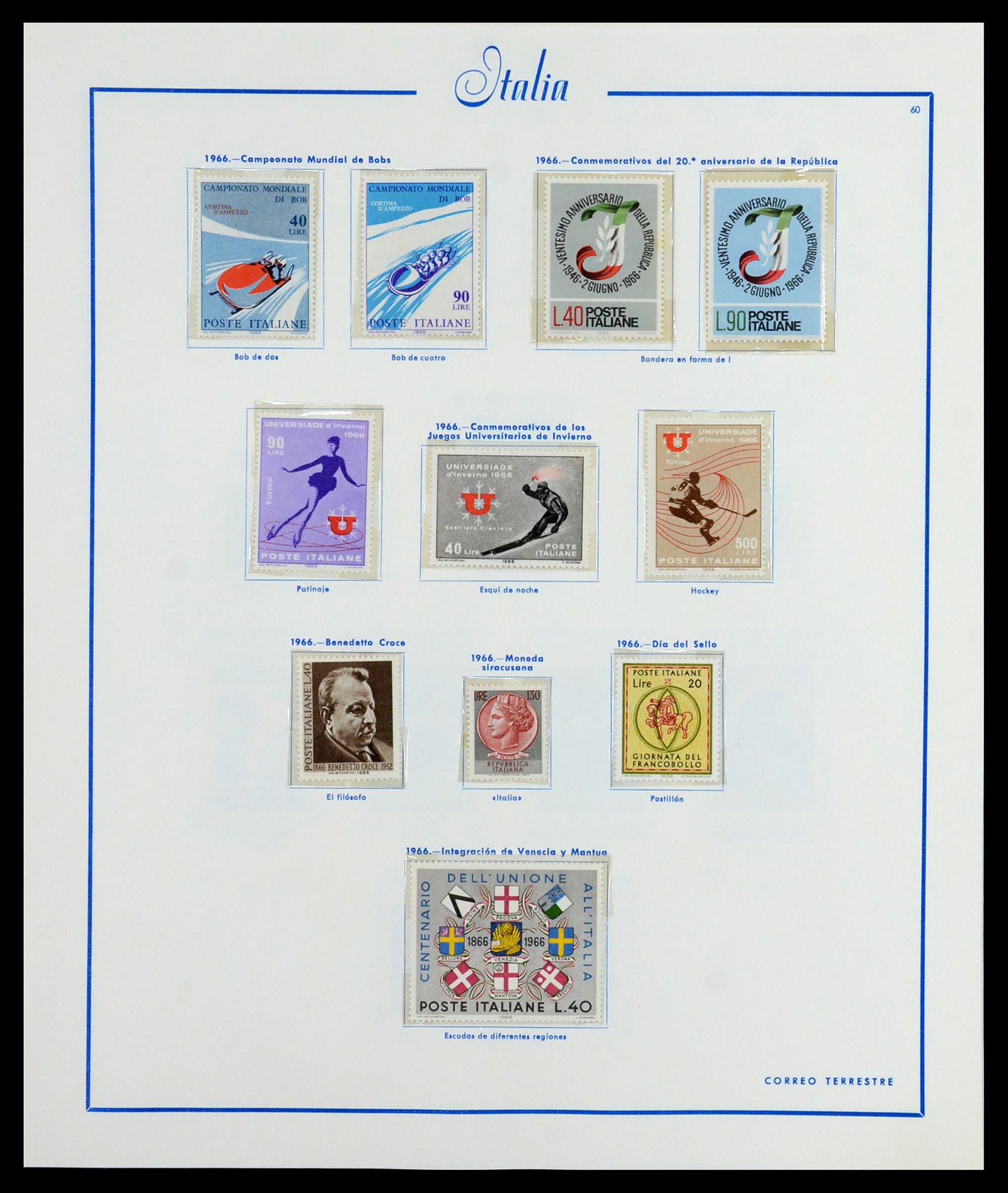 36448 057 - Stamp collection 36448 Italy 1862-1982.
