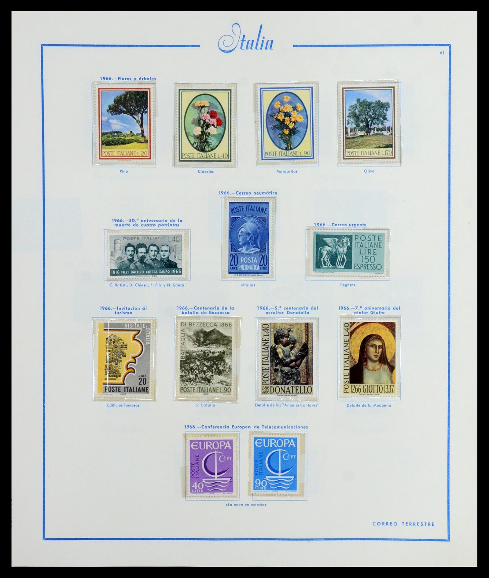 36448 058 - Stamp collection 36448 Italy 1862-1982.