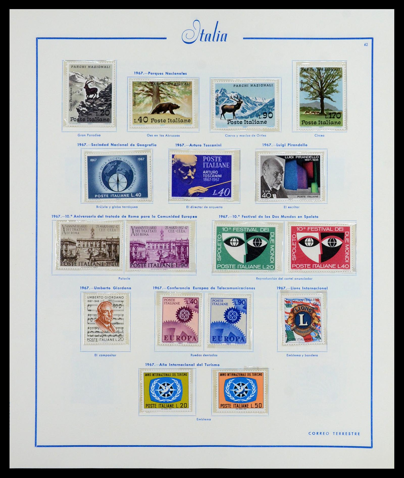 36448 059 - Stamp collection 36448 Italy 1862-1982.