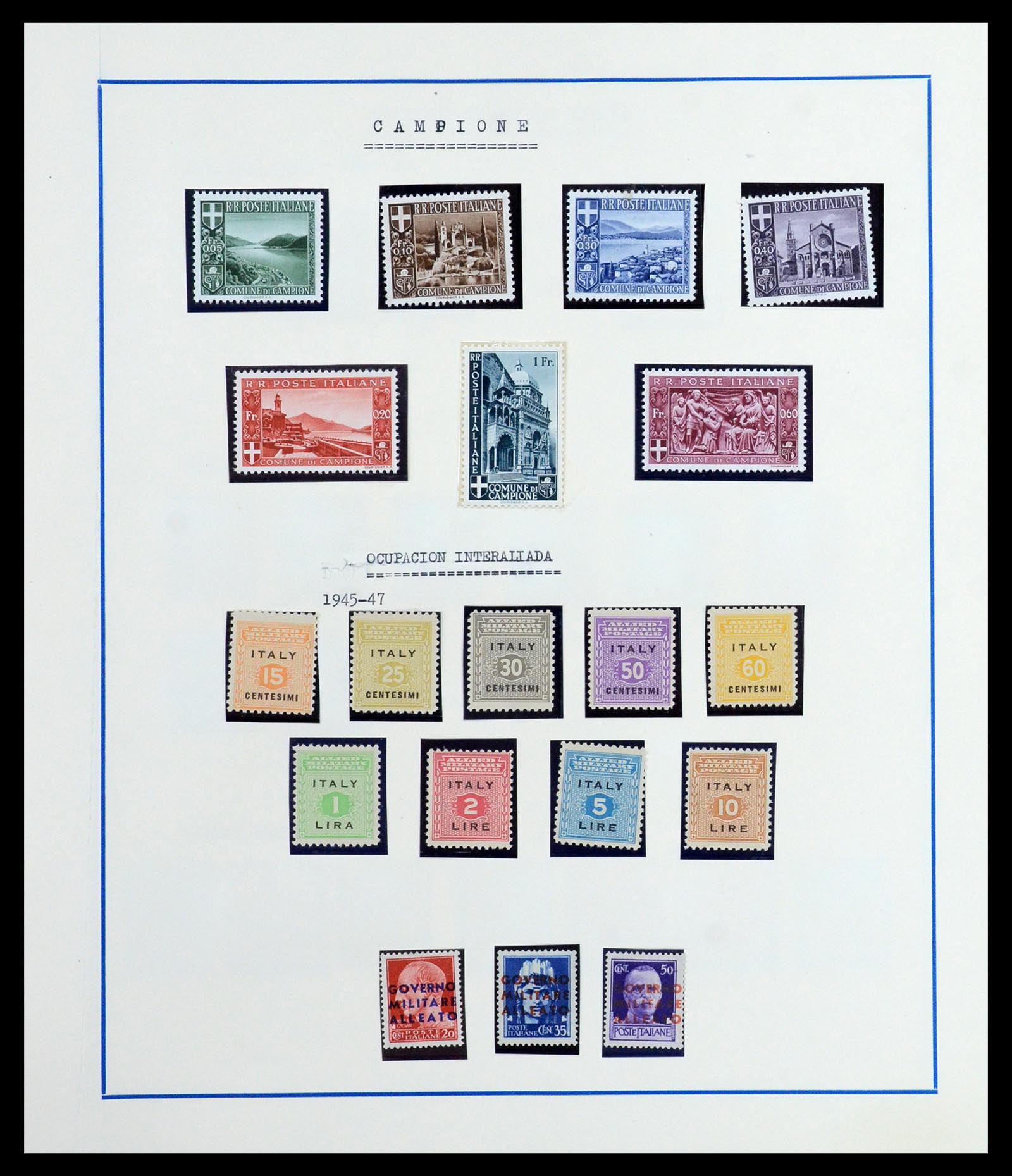 36448 122 - Postzegelverzameling 36448 Italië 1862-1982.