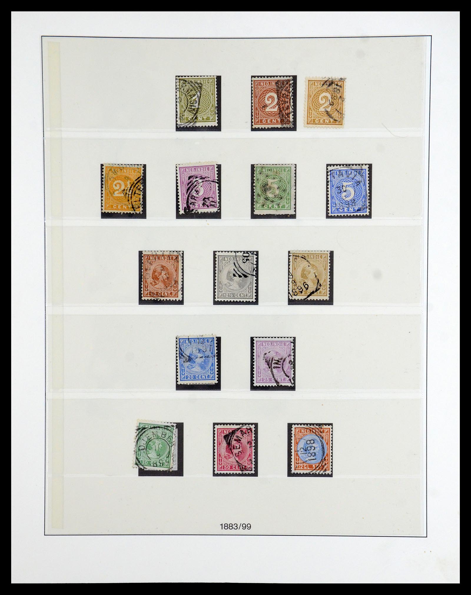 36455 002 - Postzegelverzameling 36455 Nederlands Indië 1864-1948.