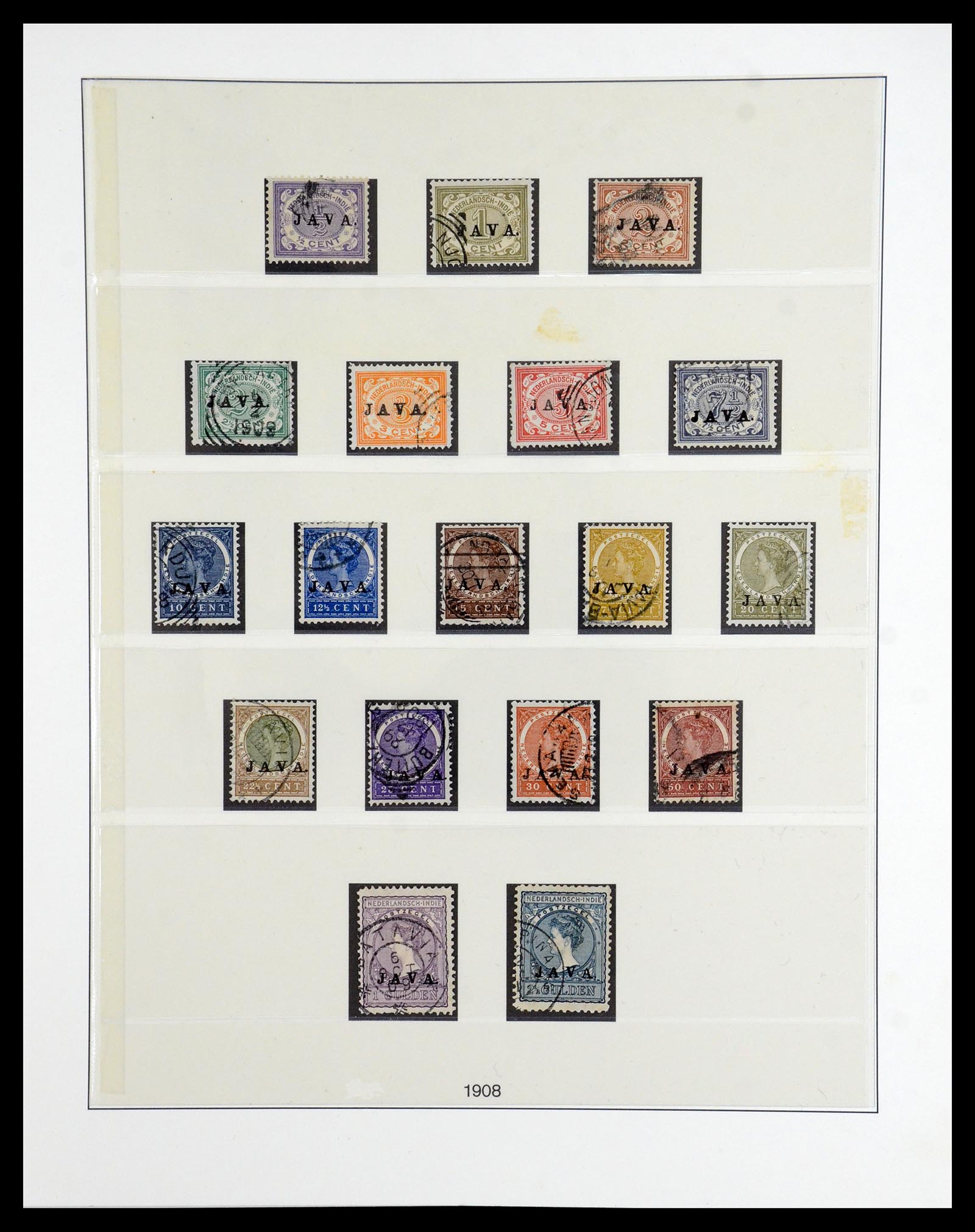 36455 005 - Postzegelverzameling 36455 Nederlands Indië 1864-1948.