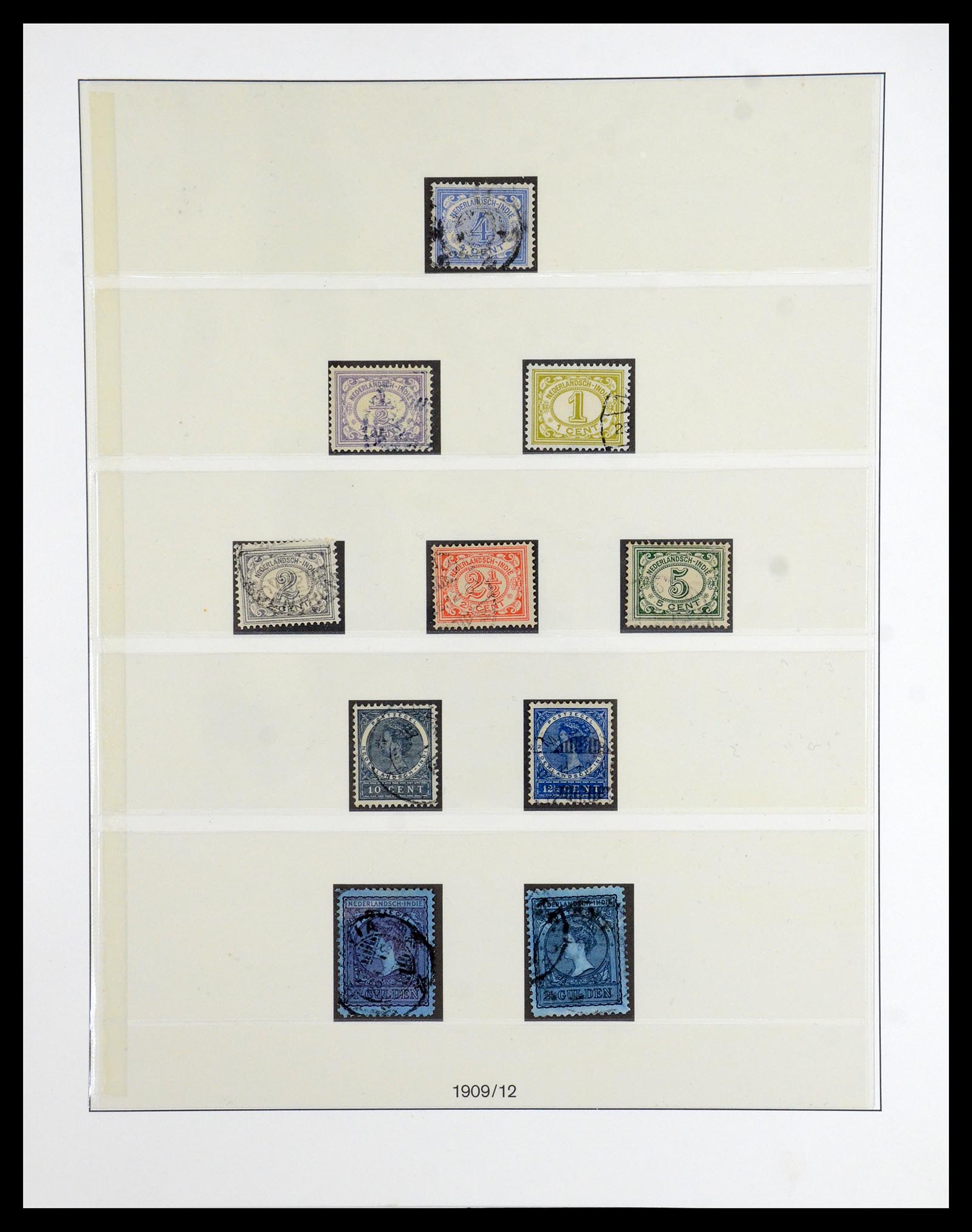 36455 007 - Postzegelverzameling 36455 Nederlands Indië 1864-1948.