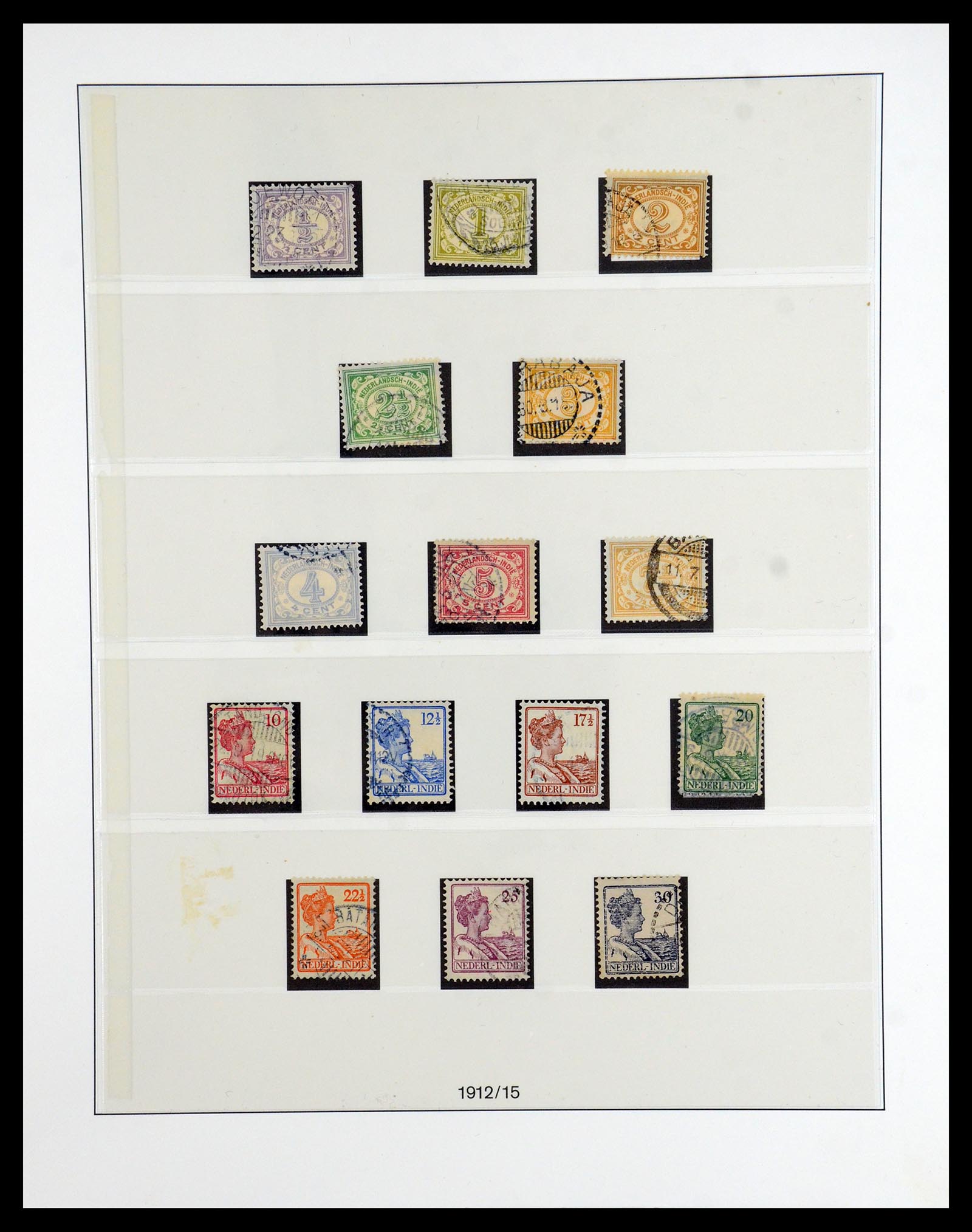 36455 008 - Postzegelverzameling 36455 Nederlands Indië 1864-1948.