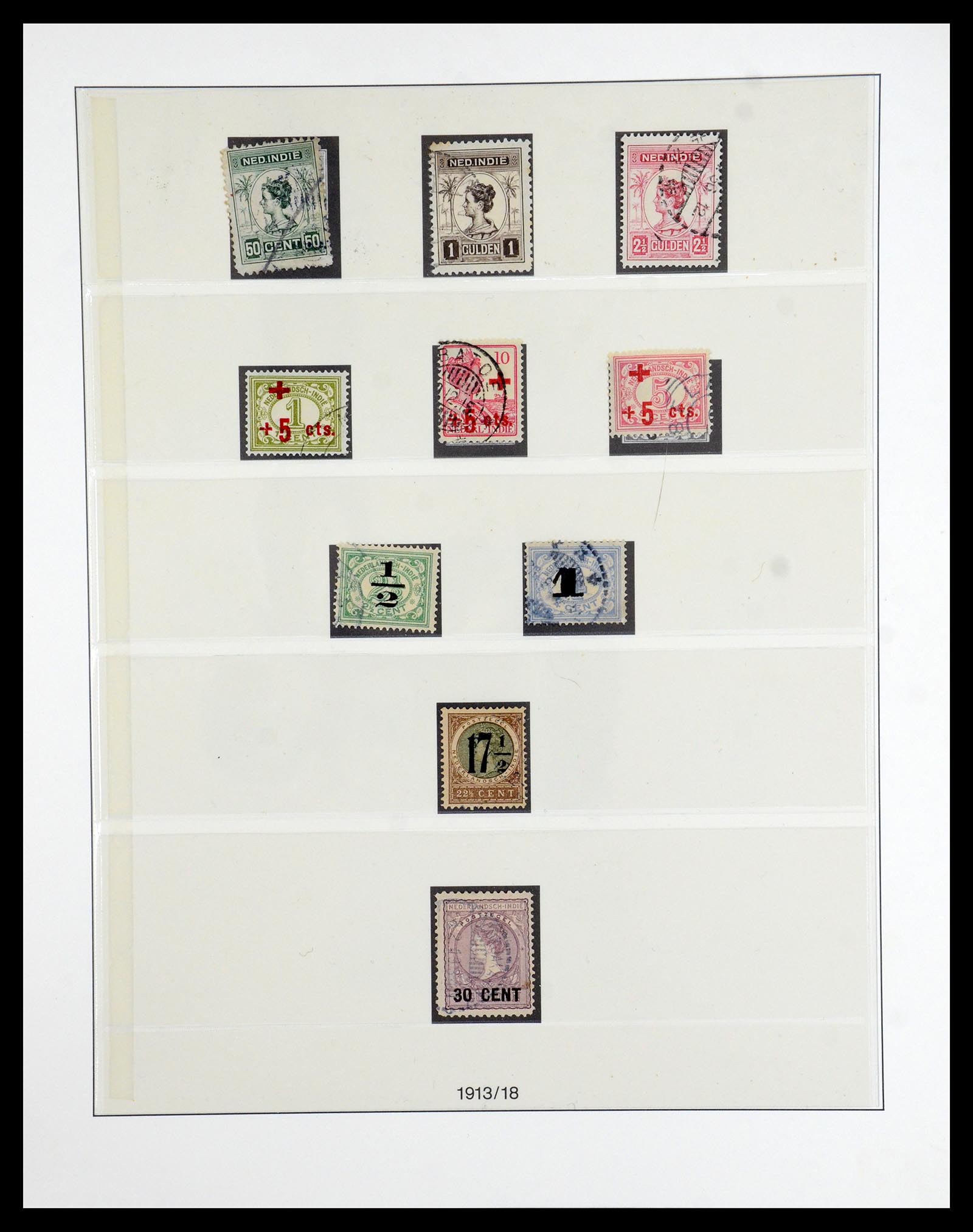 36455 009 - Postzegelverzameling 36455 Nederlands Indië 1864-1948.