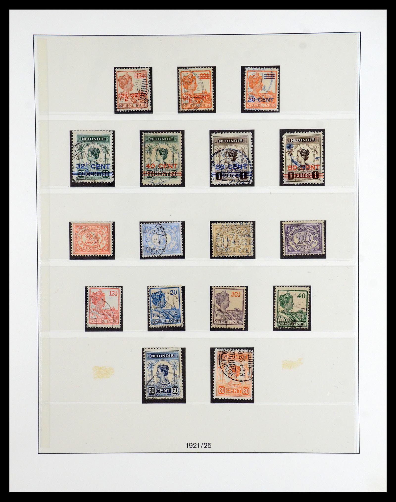 36455 010 - Postzegelverzameling 36455 Nederlands Indië 1864-1948.