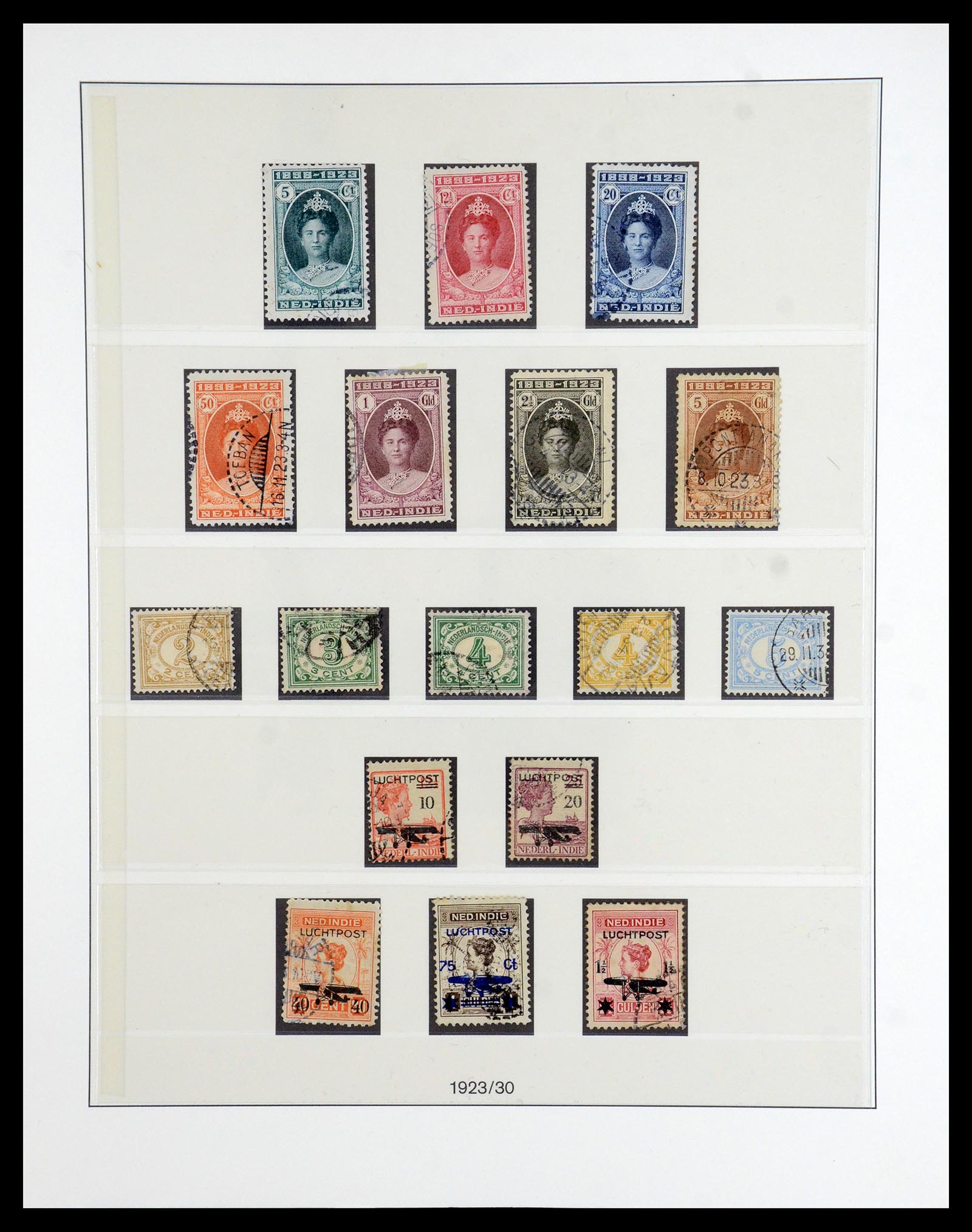 36455 012 - Postzegelverzameling 36455 Nederlands Indië 1864-1948.