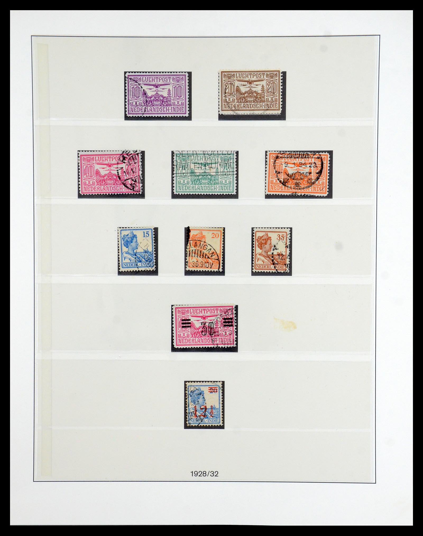 36455 013 - Postzegelverzameling 36455 Nederlands Indië 1864-1948.