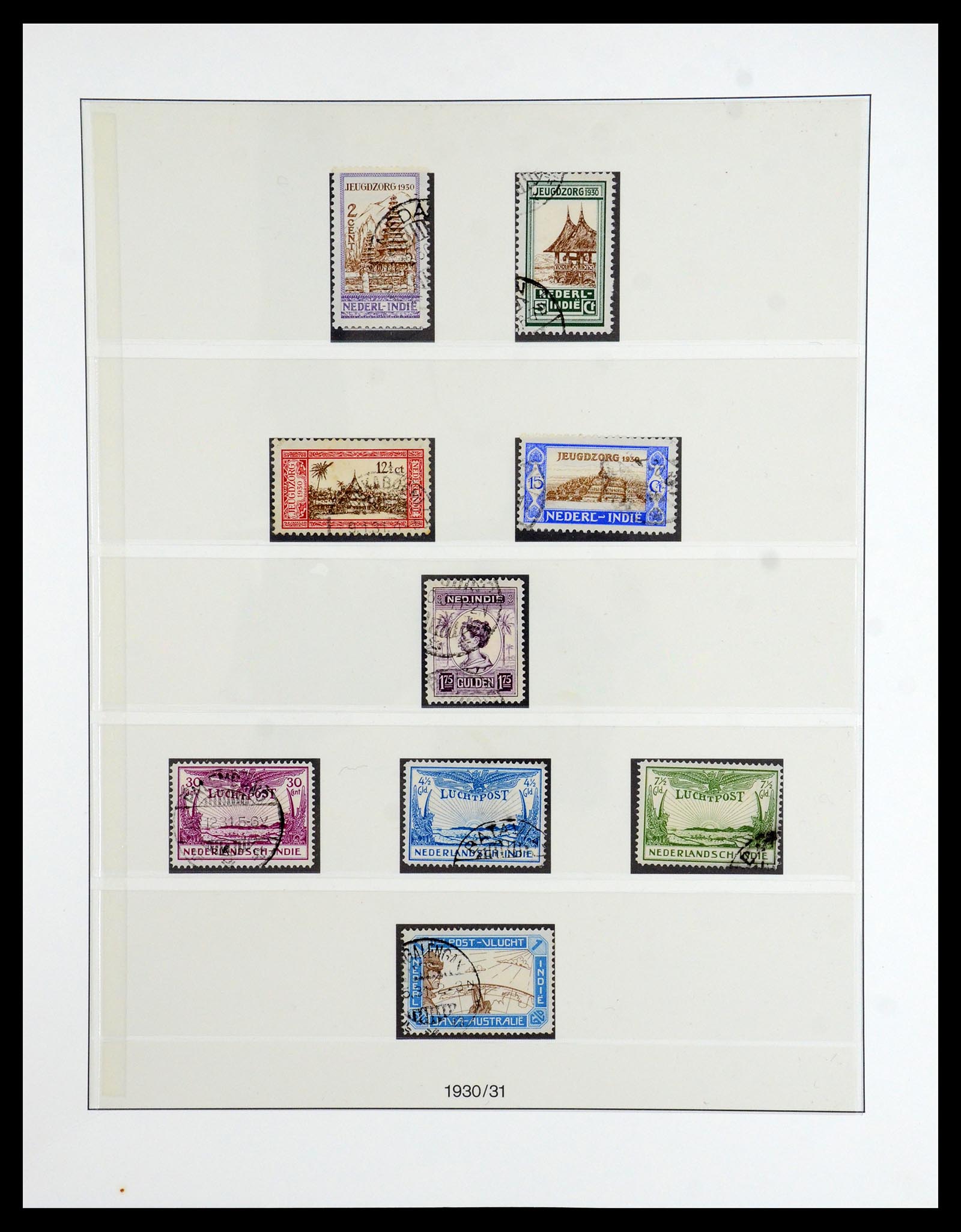 36455 014 - Postzegelverzameling 36455 Nederlands Indië 1864-1948.