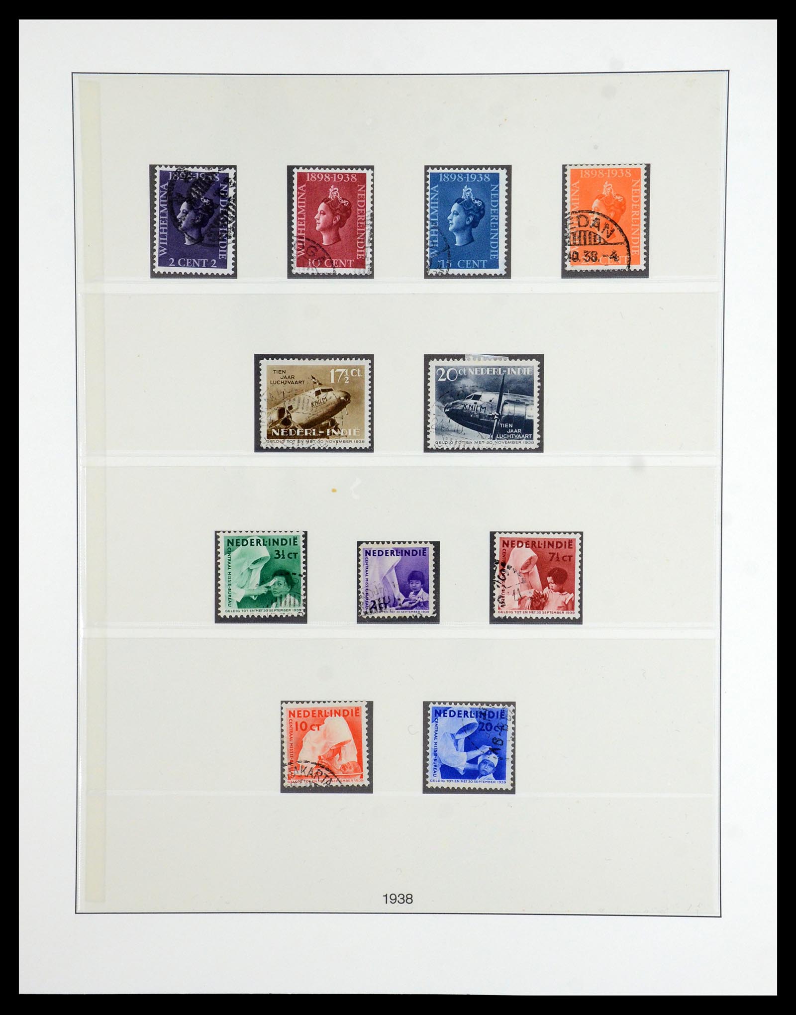 36455 020 - Postzegelverzameling 36455 Nederlands Indië 1864-1948.