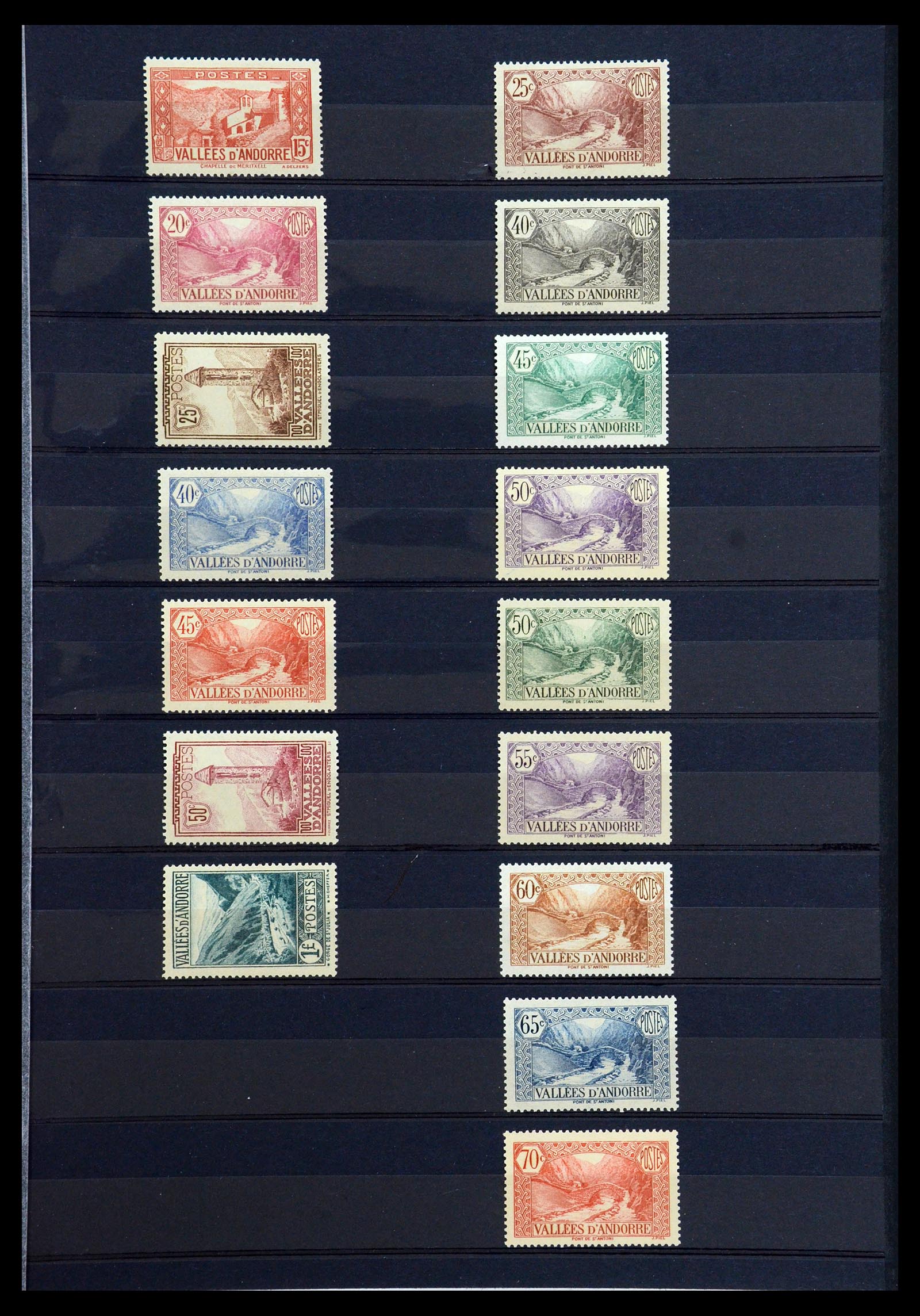 36456 001 - Stamp collection 36456 French Andorra 1932-2009.
