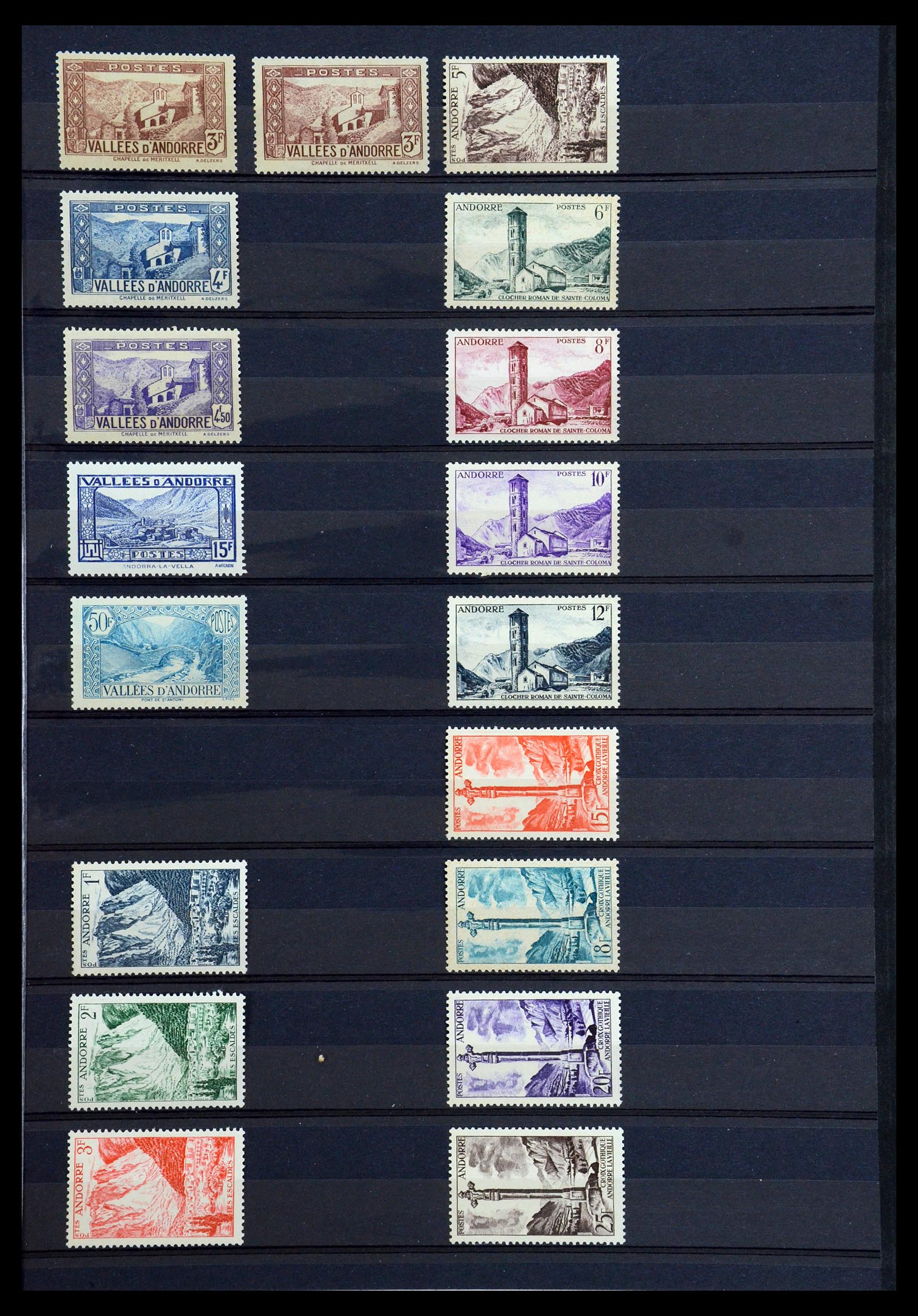 36456 003 - Stamp collection 36456 French Andorra 1932-2009.