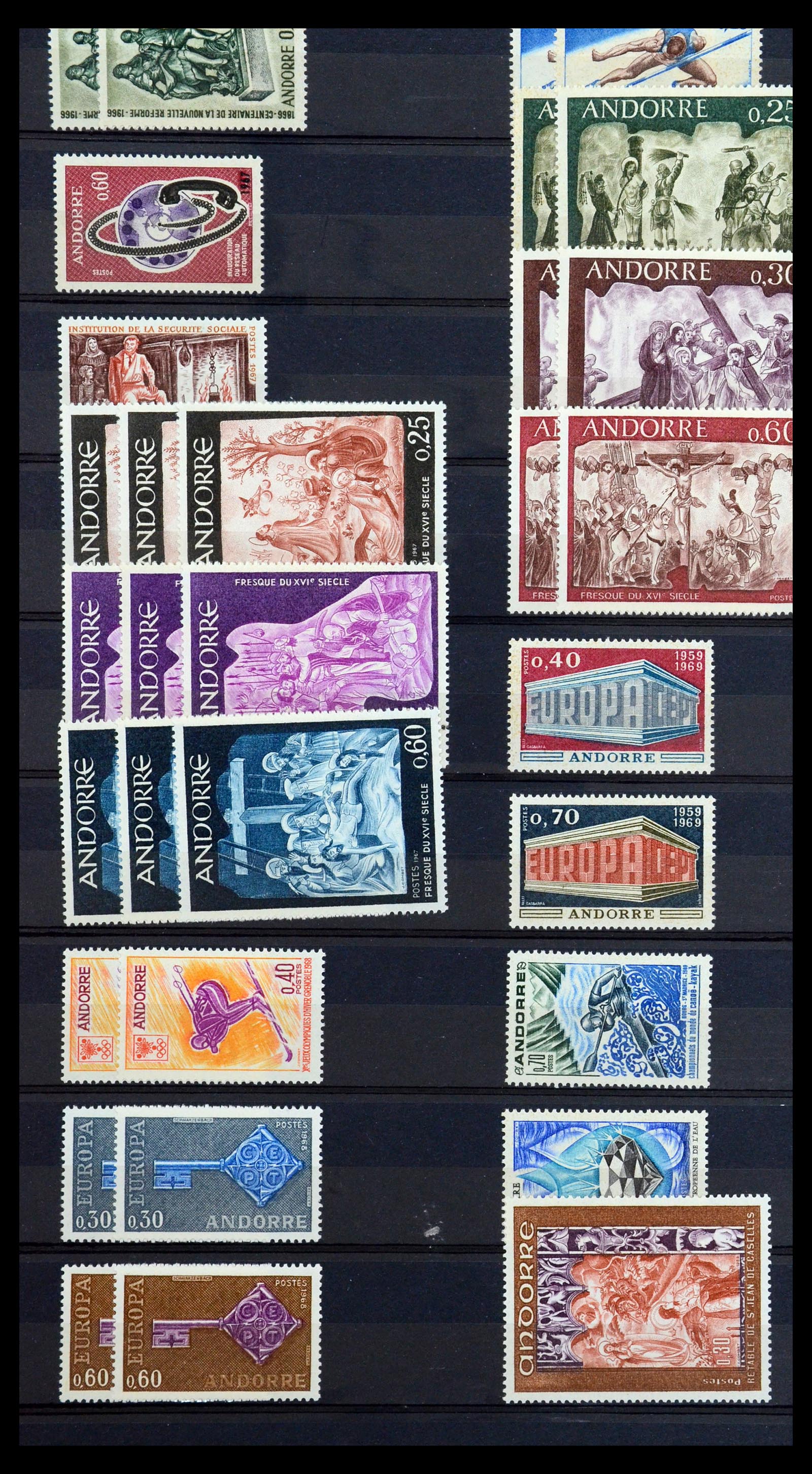 36456 006 - Stamp collection 36456 French Andorra 1932-2009.