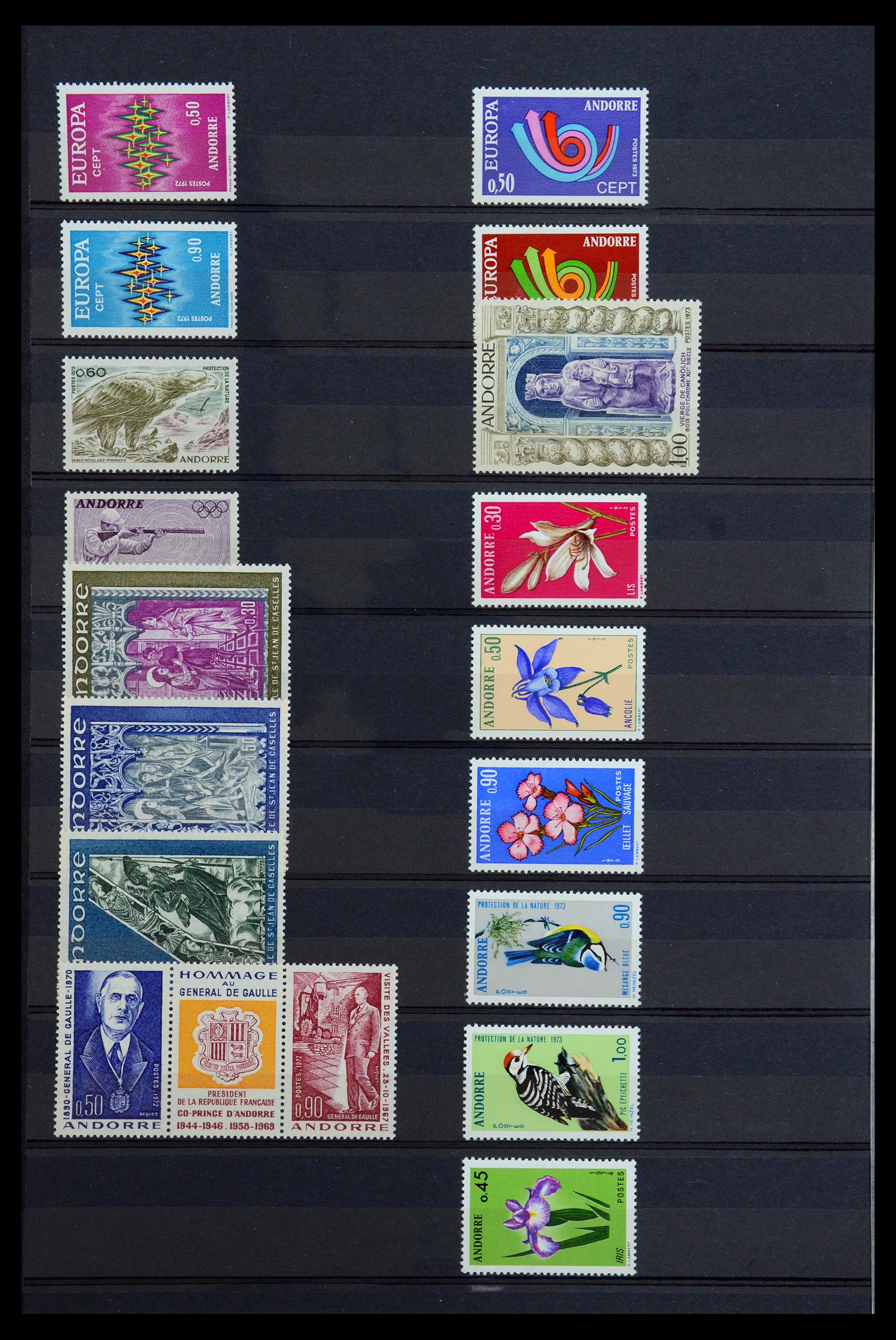 36456 008 - Stamp collection 36456 French Andorra 1932-2009.