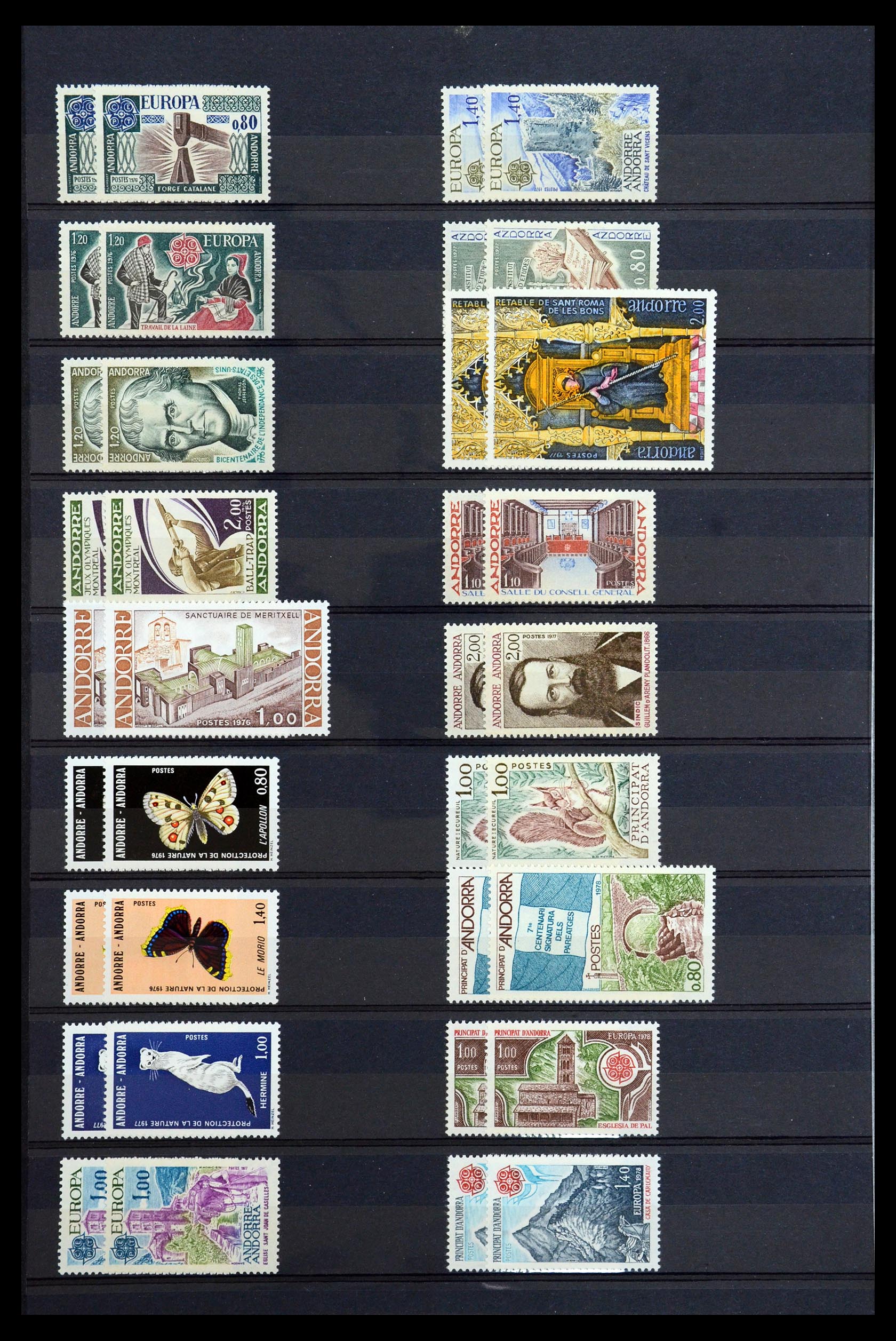 36456 010 - Stamp collection 36456 French Andorra 1932-2009.