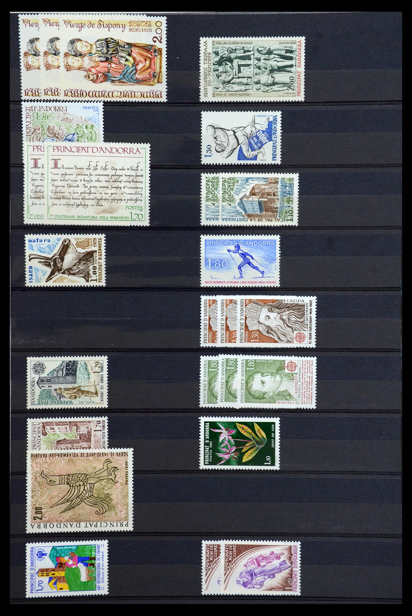 36456 011 - Stamp collection 36456 French Andorra 1932-2009.
