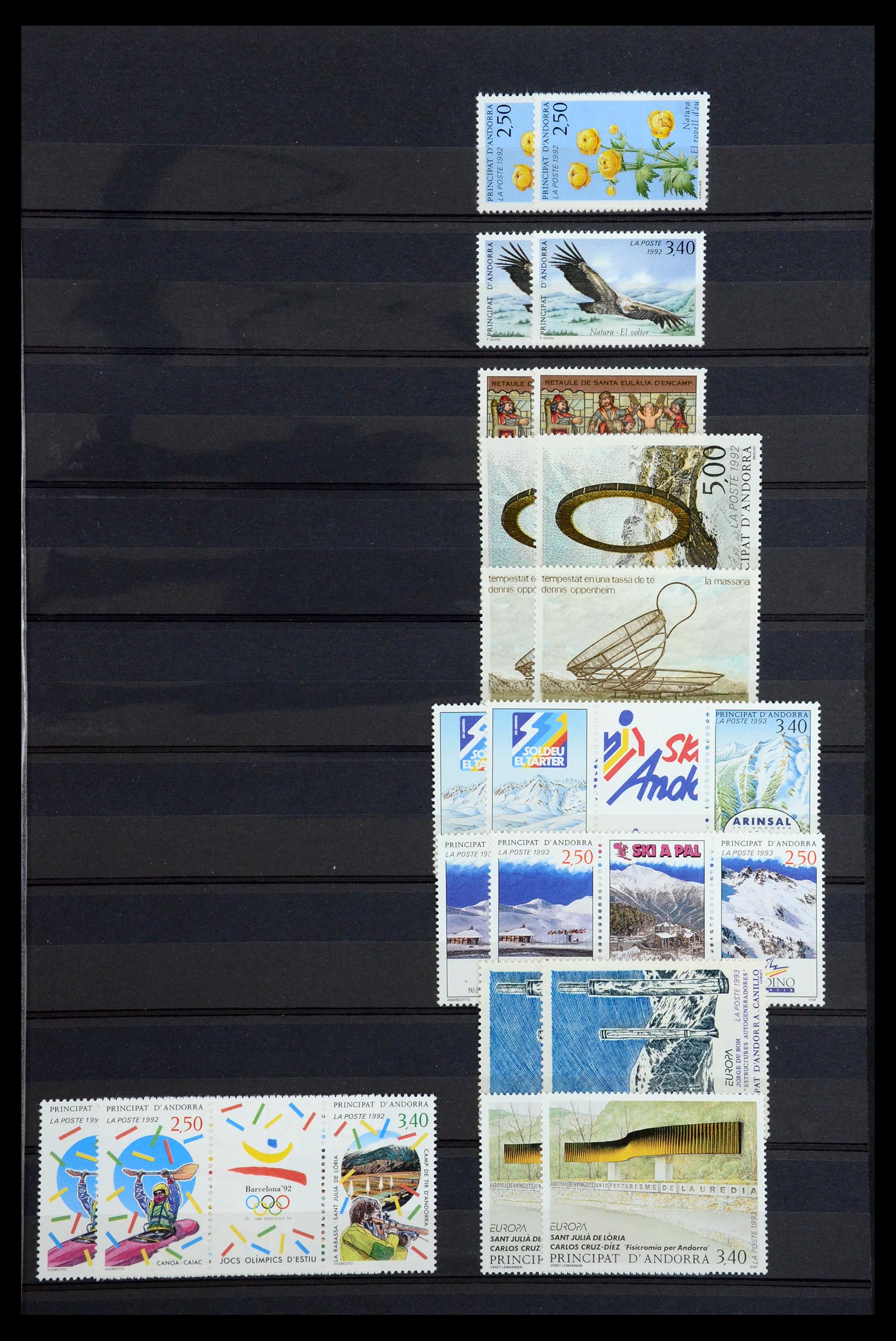 36456 015 - Stamp collection 36456 French Andorra 1932-2009.