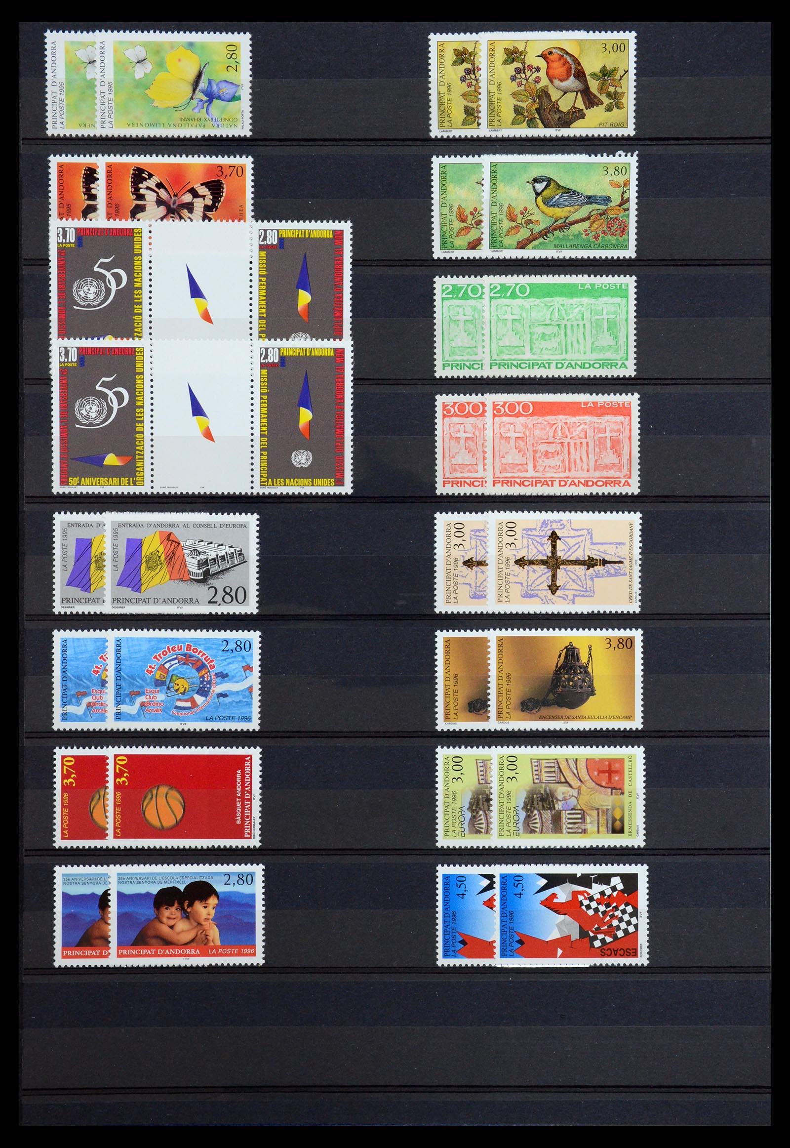 36456 018 - Stamp collection 36456 French Andorra 1932-2009.