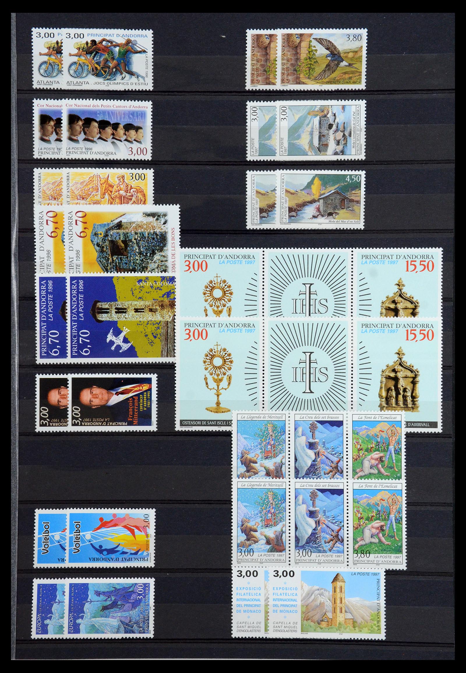 36456 019 - Stamp collection 36456 French Andorra 1932-2009.