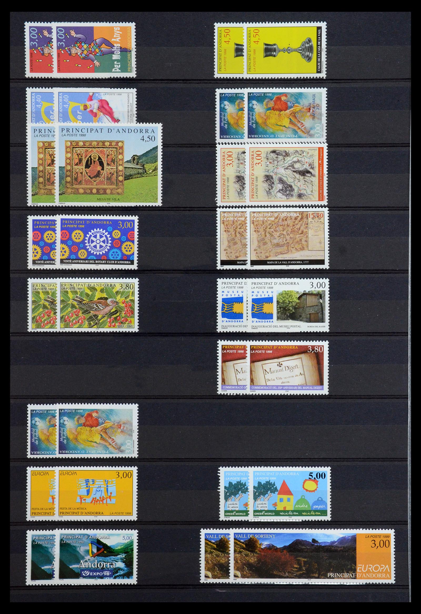 36456 020 - Stamp collection 36456 French Andorra 1932-2009.