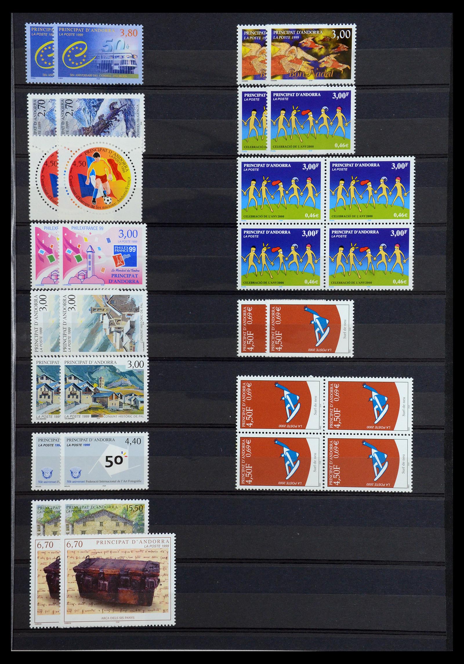 36456 021 - Stamp collection 36456 French Andorra 1932-2009.
