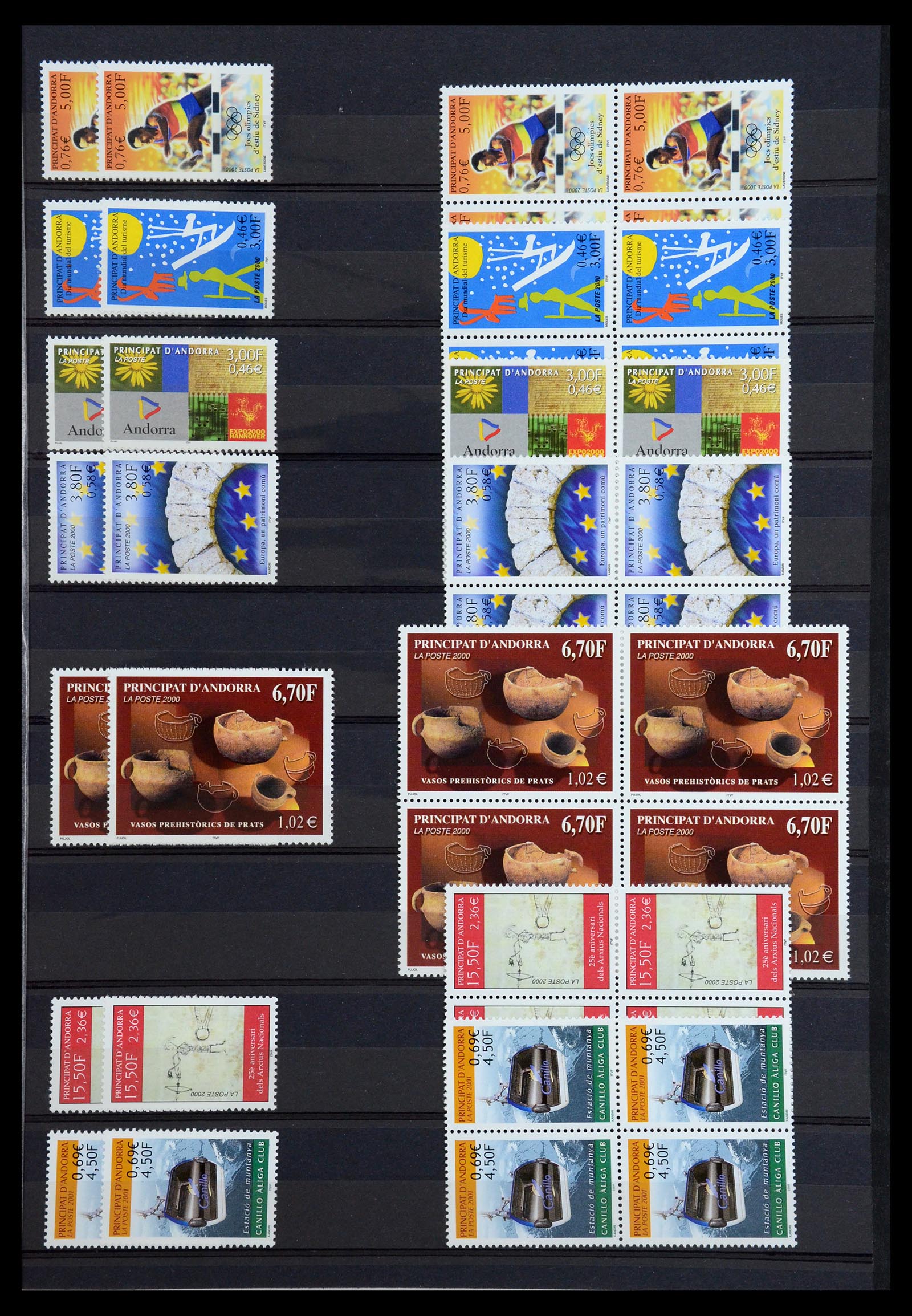 36456 023 - Stamp collection 36456 French Andorra 1932-2009.