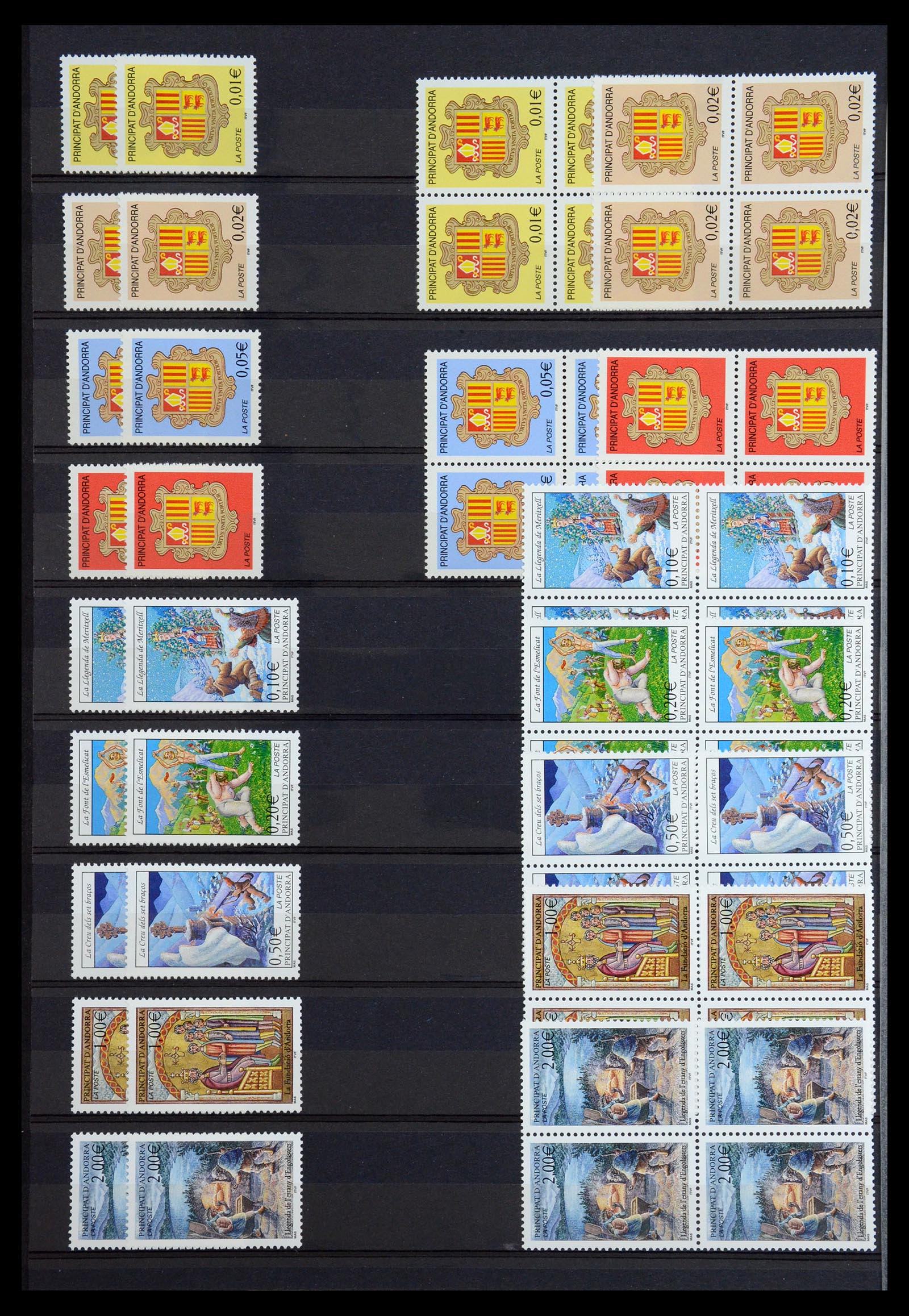36456 026 - Stamp collection 36456 French Andorra 1932-2009.