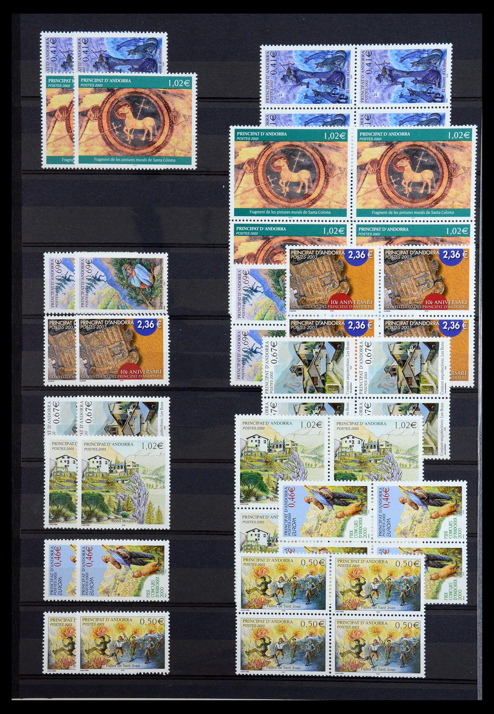 36456 028 - Stamp collection 36456 French Andorra 1932-2009.