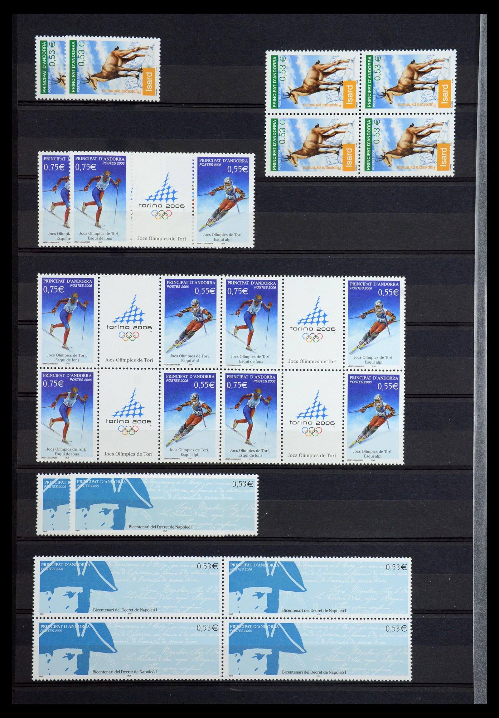 36456 034 - Stamp collection 36456 French Andorra 1932-2009.