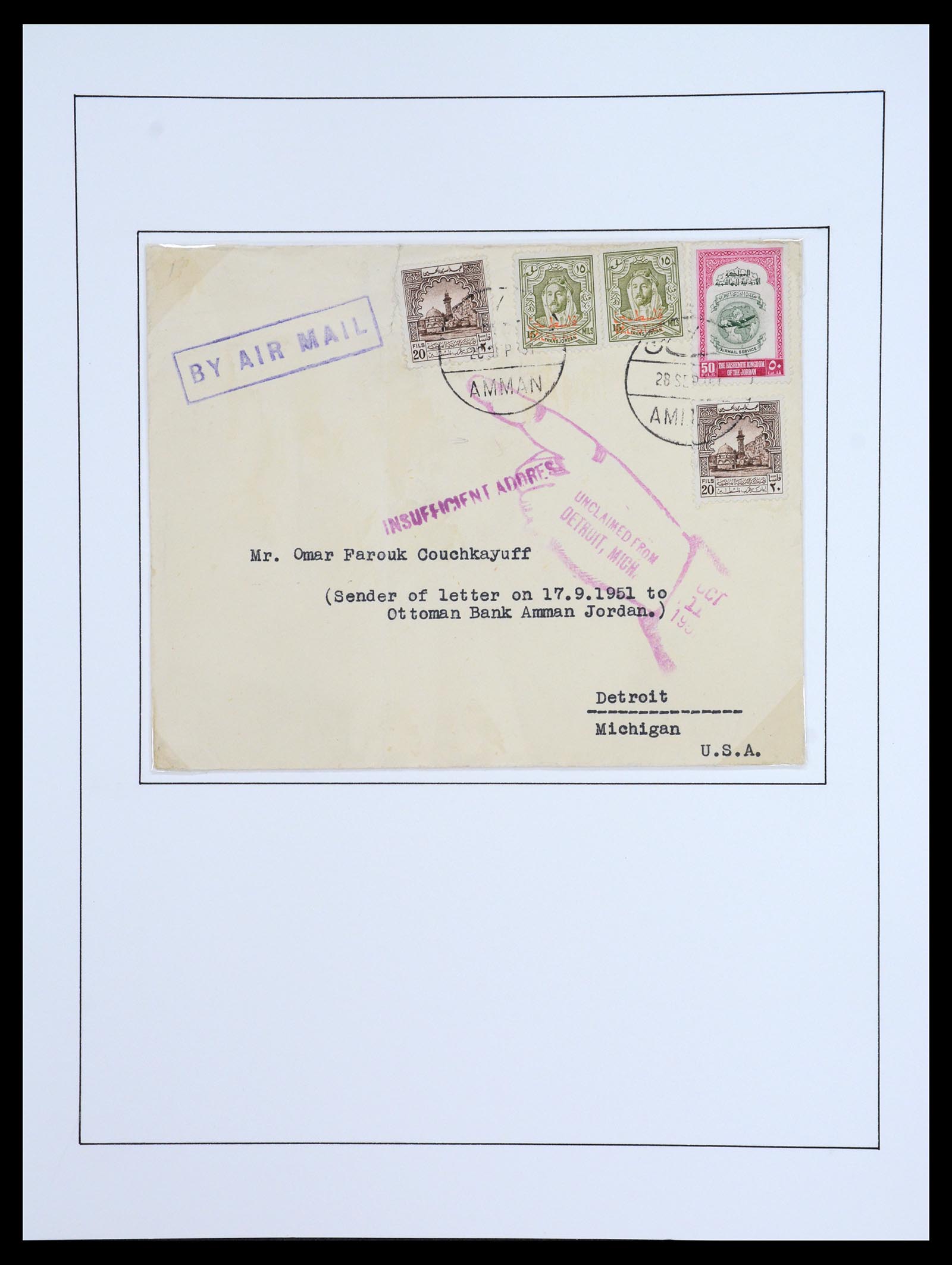 36459 041 - Postzegelverzameling 36459 Middle East 1921-1976.
